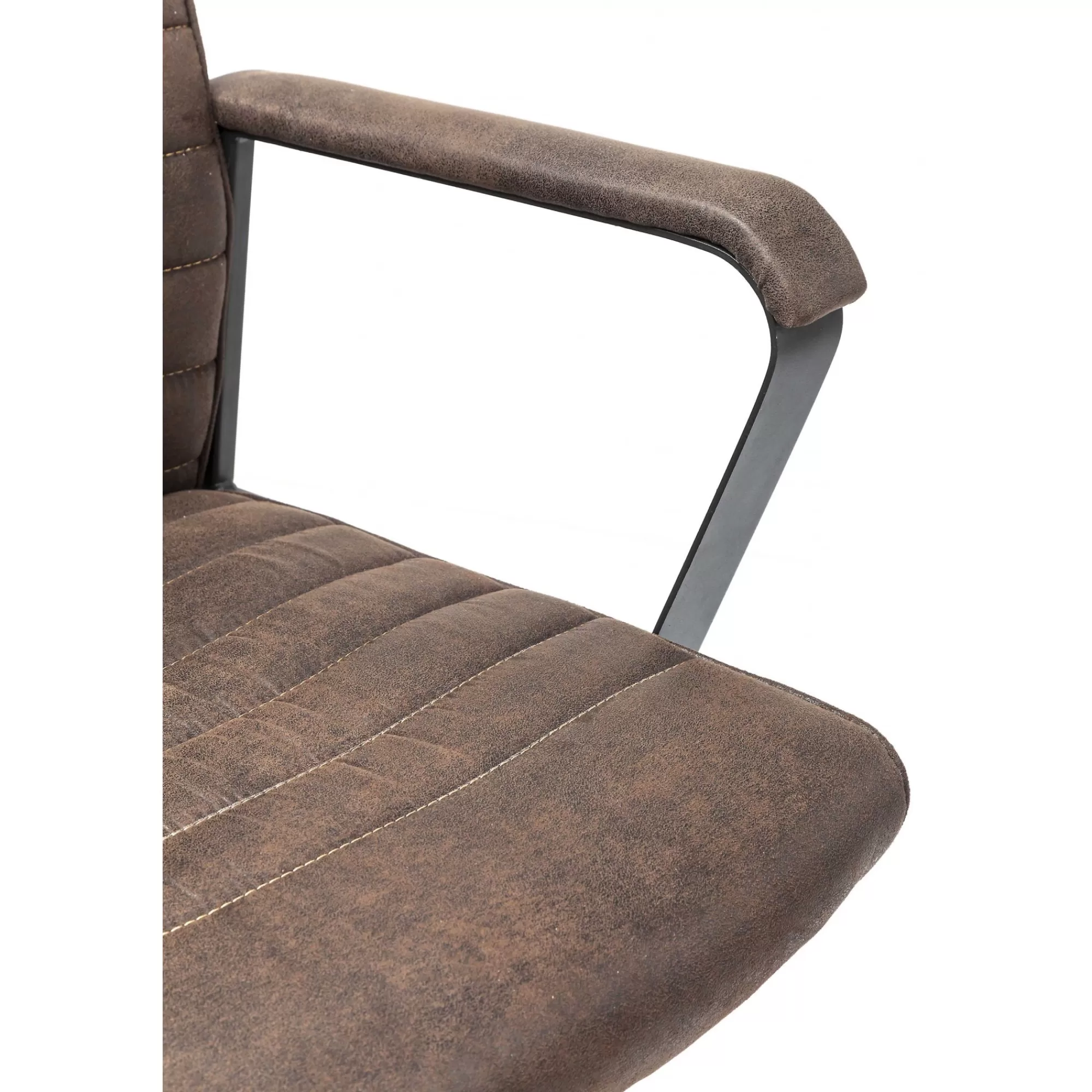 KARE Design Chaise De Bureau Pivotante Labora Marron Foncé ^ Chaise De Bureau