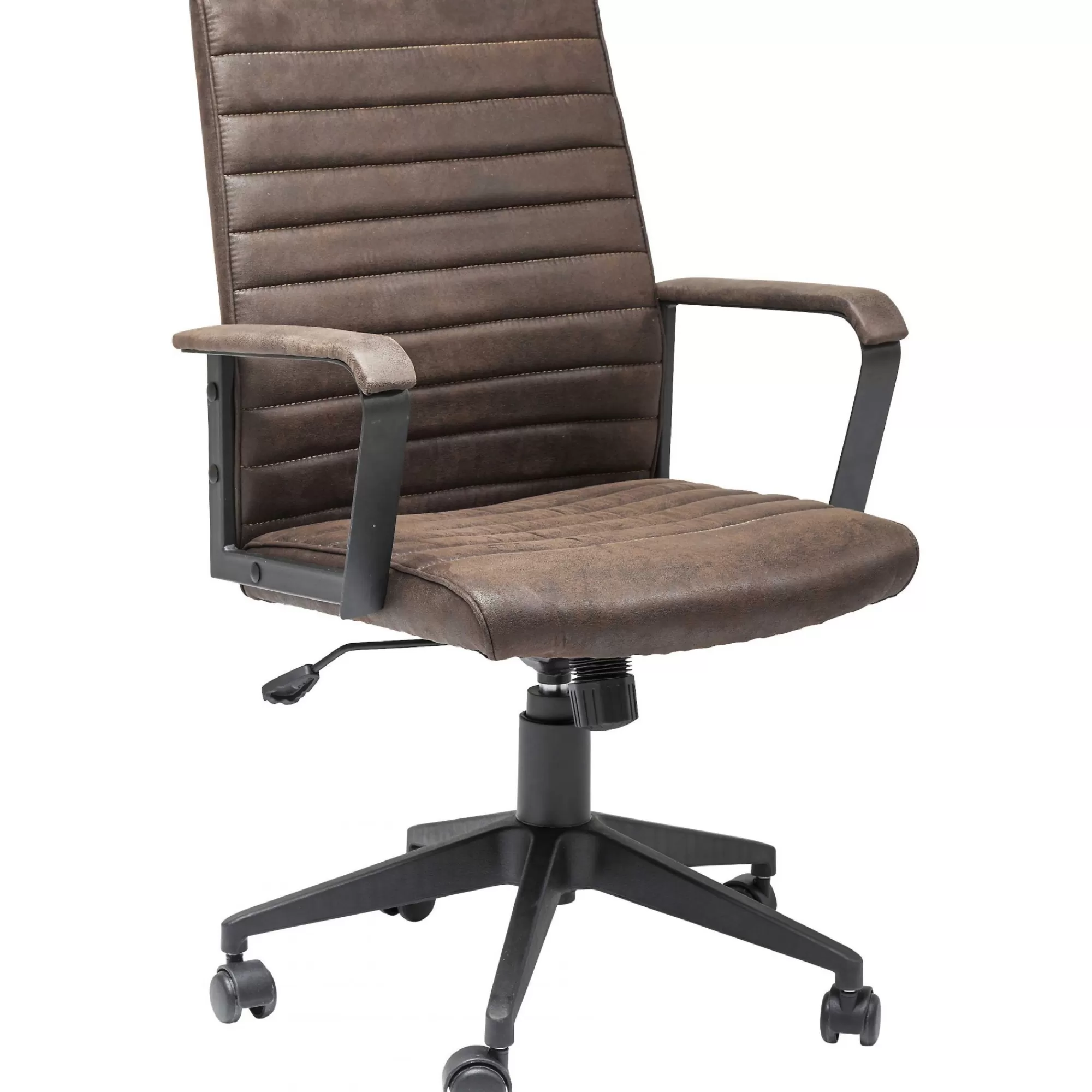 KARE Design Chaise De Bureau Pivotante Labora Marron Foncé ^ Chaise De Bureau
