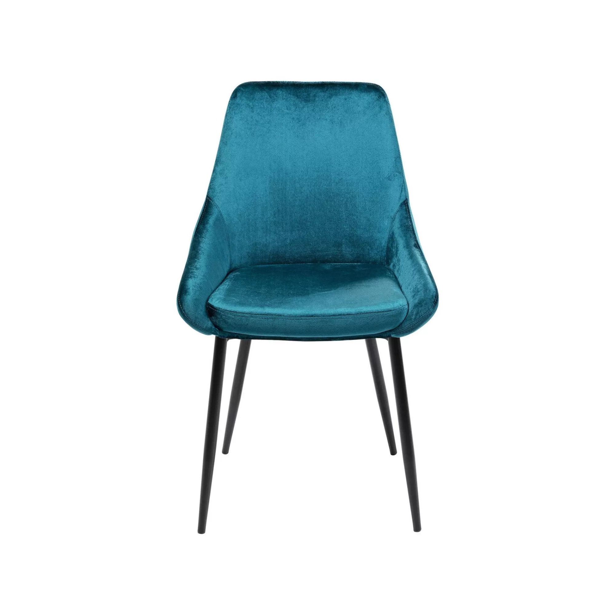 KARE Design Chaise East Side Velours Bleu-vert ^ Chaise