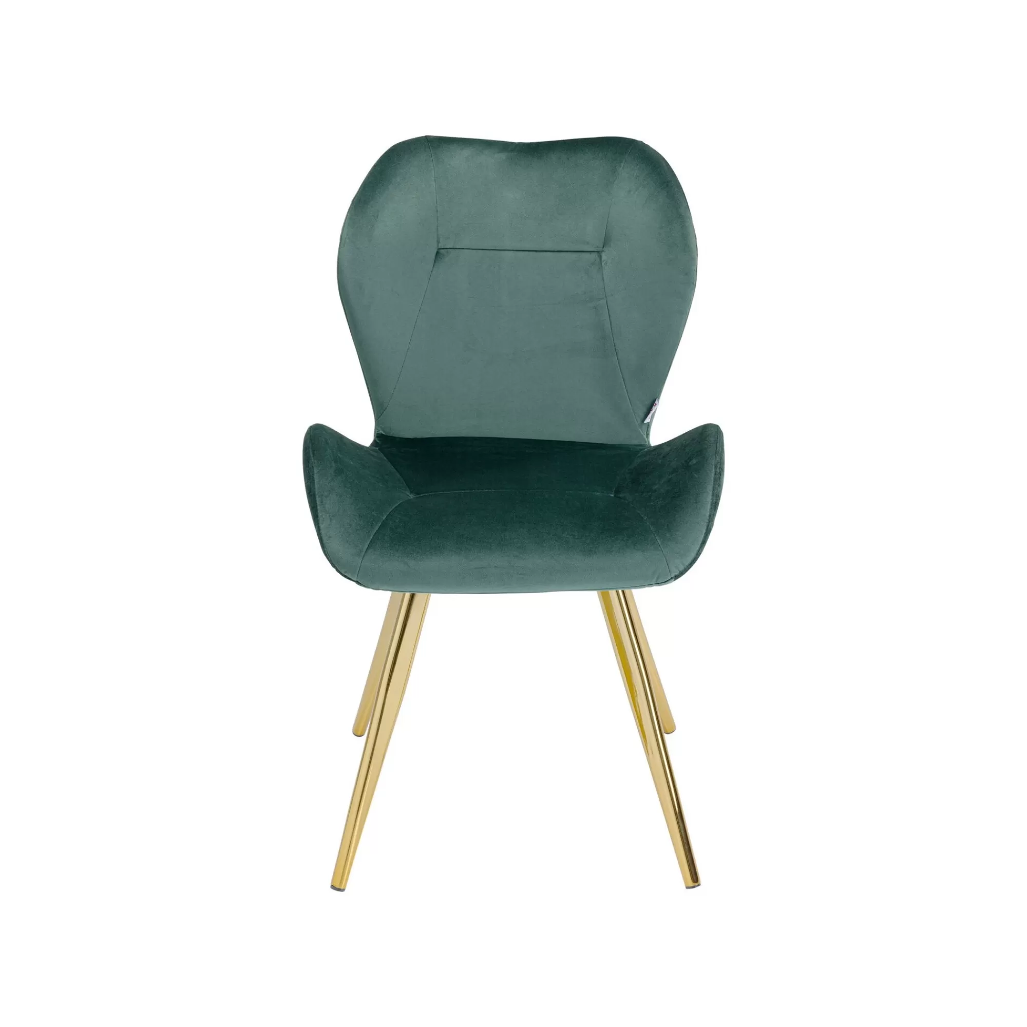 KARE Design Chaise Viva Velours Vert Et Or ^ Chaise