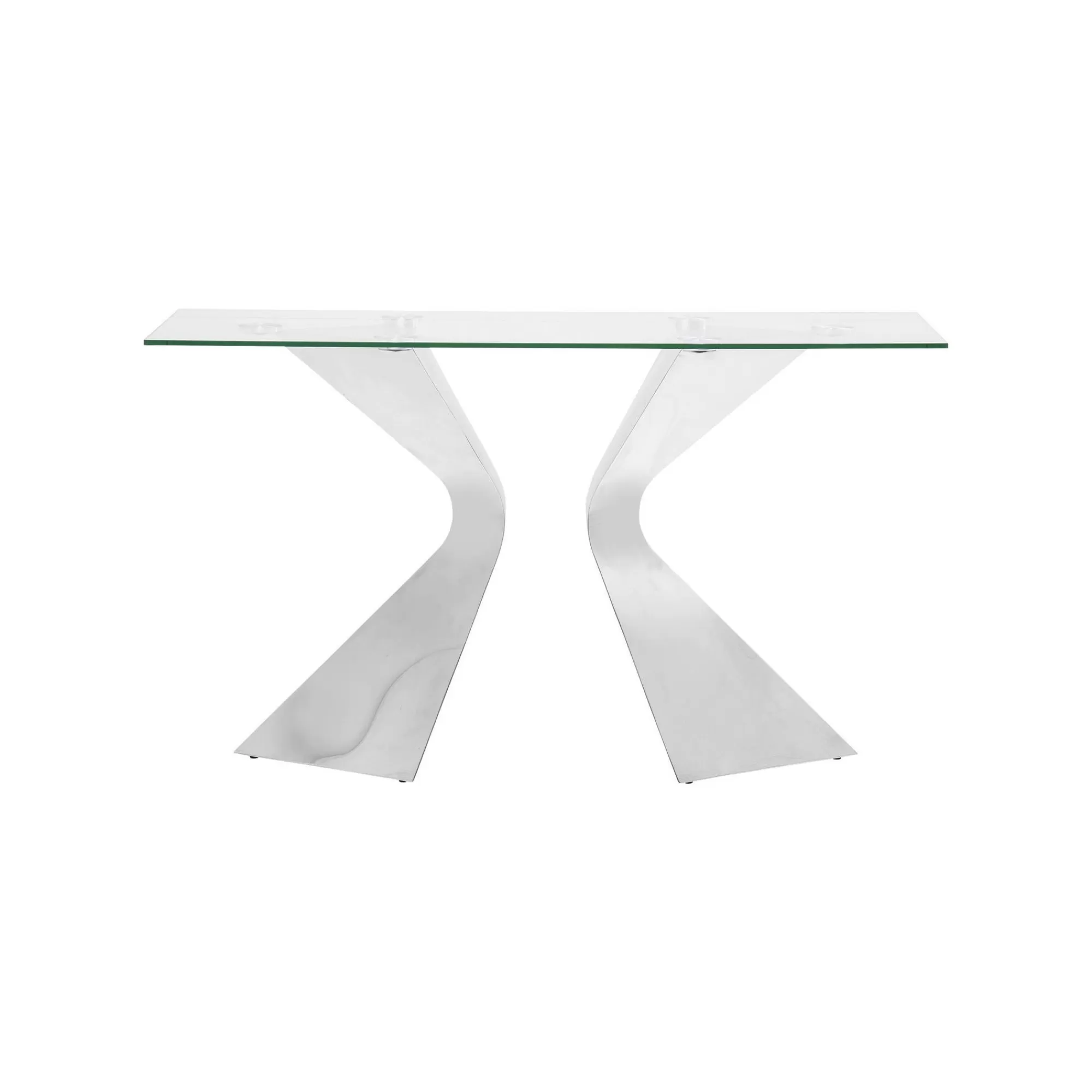 KARE Design Console Gloria 140x45cm Chromée ^ Console