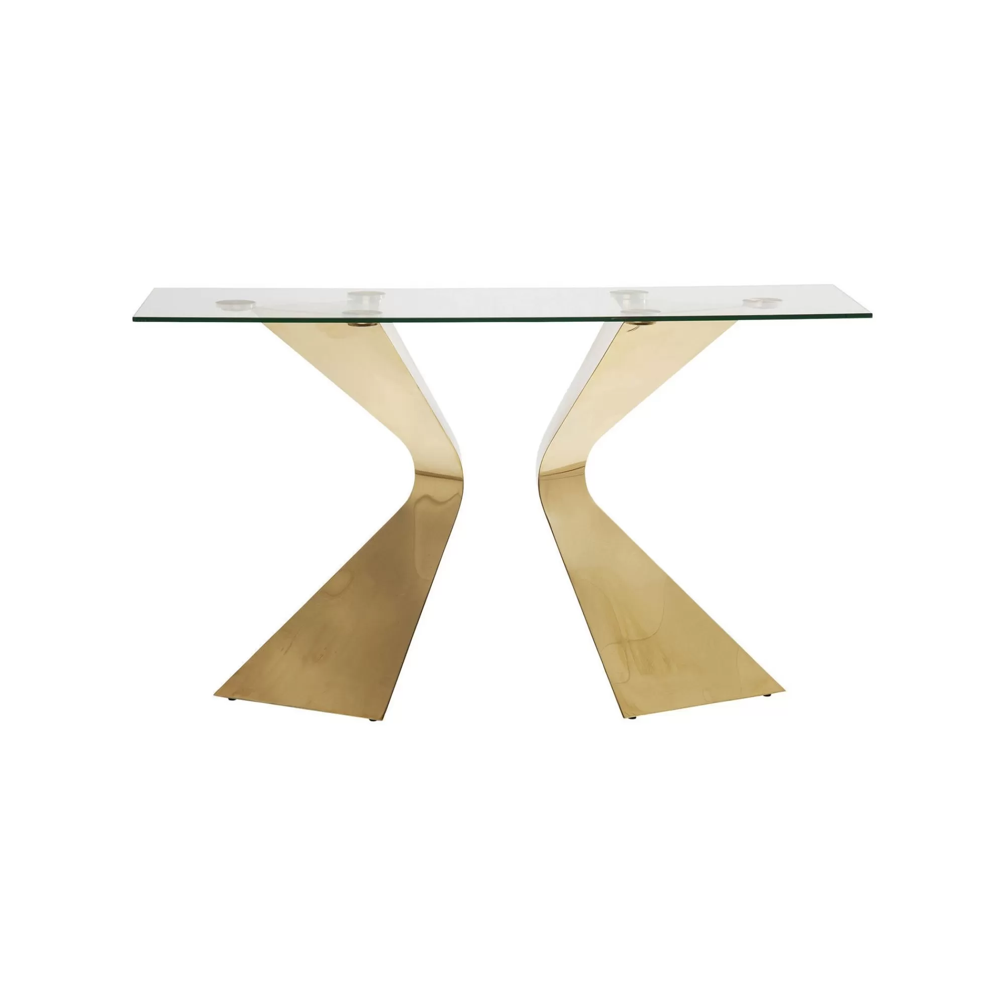 KARE Design Console Gloria 140x45cm Dorée ^ Console