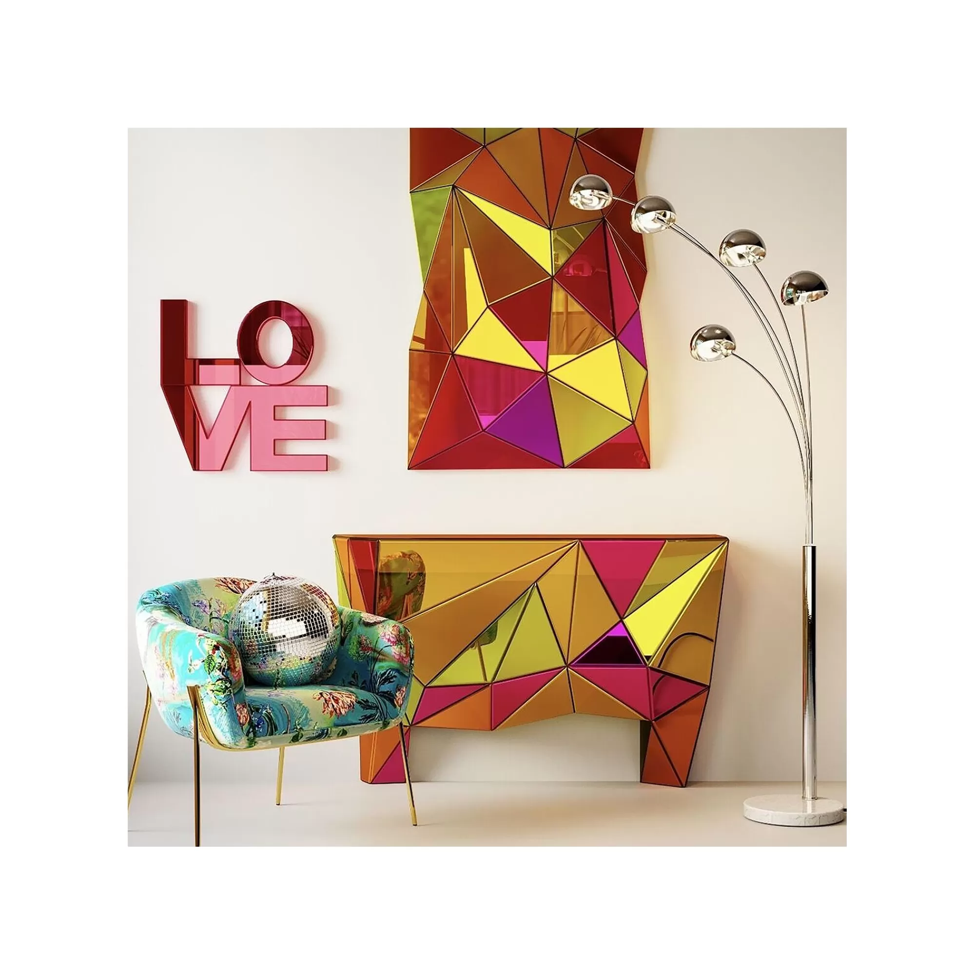KARE Design Console Prisma Colore 126x38cm ^ Console