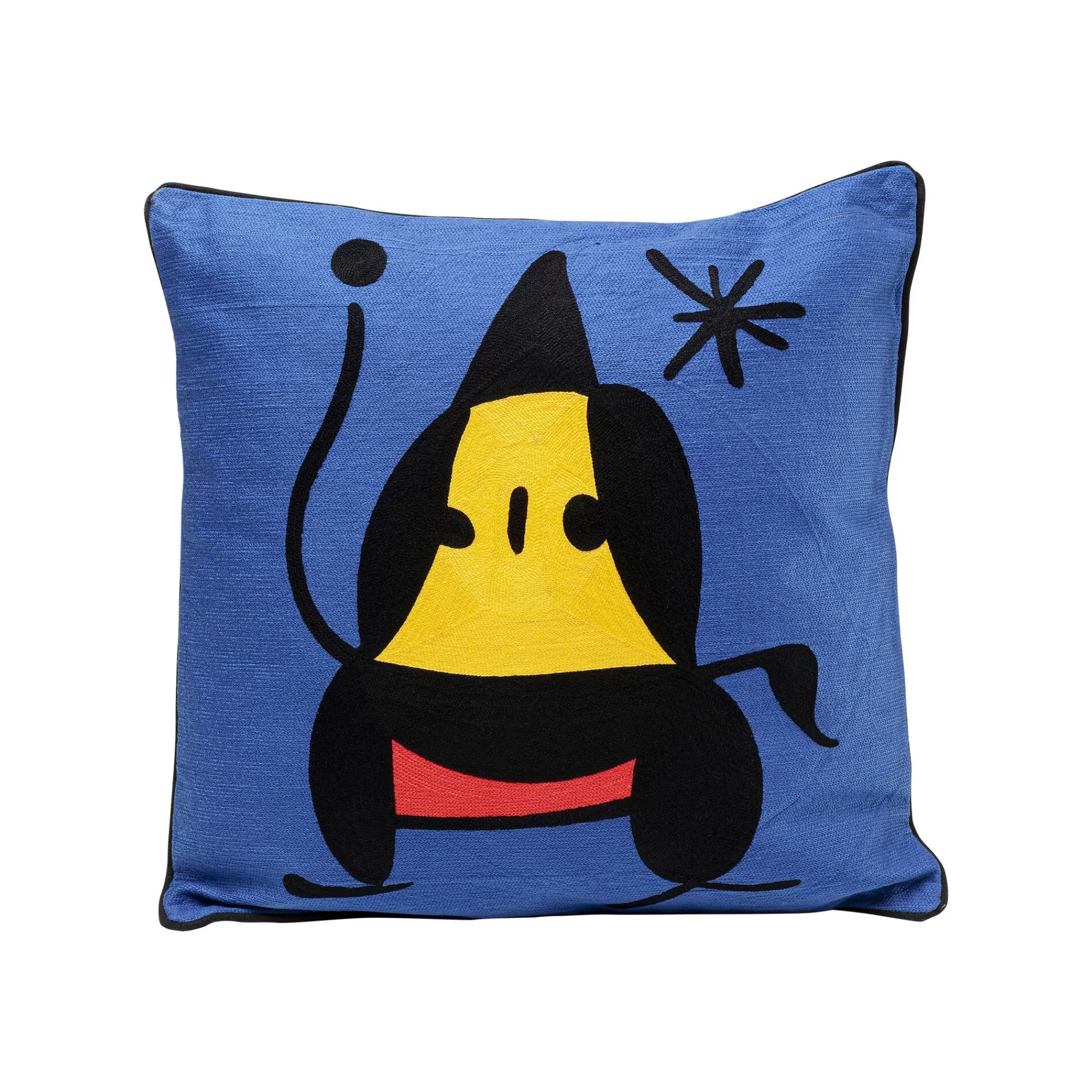 KARE Design Coussin Art Line Bleu ^ Coussin & Plaid