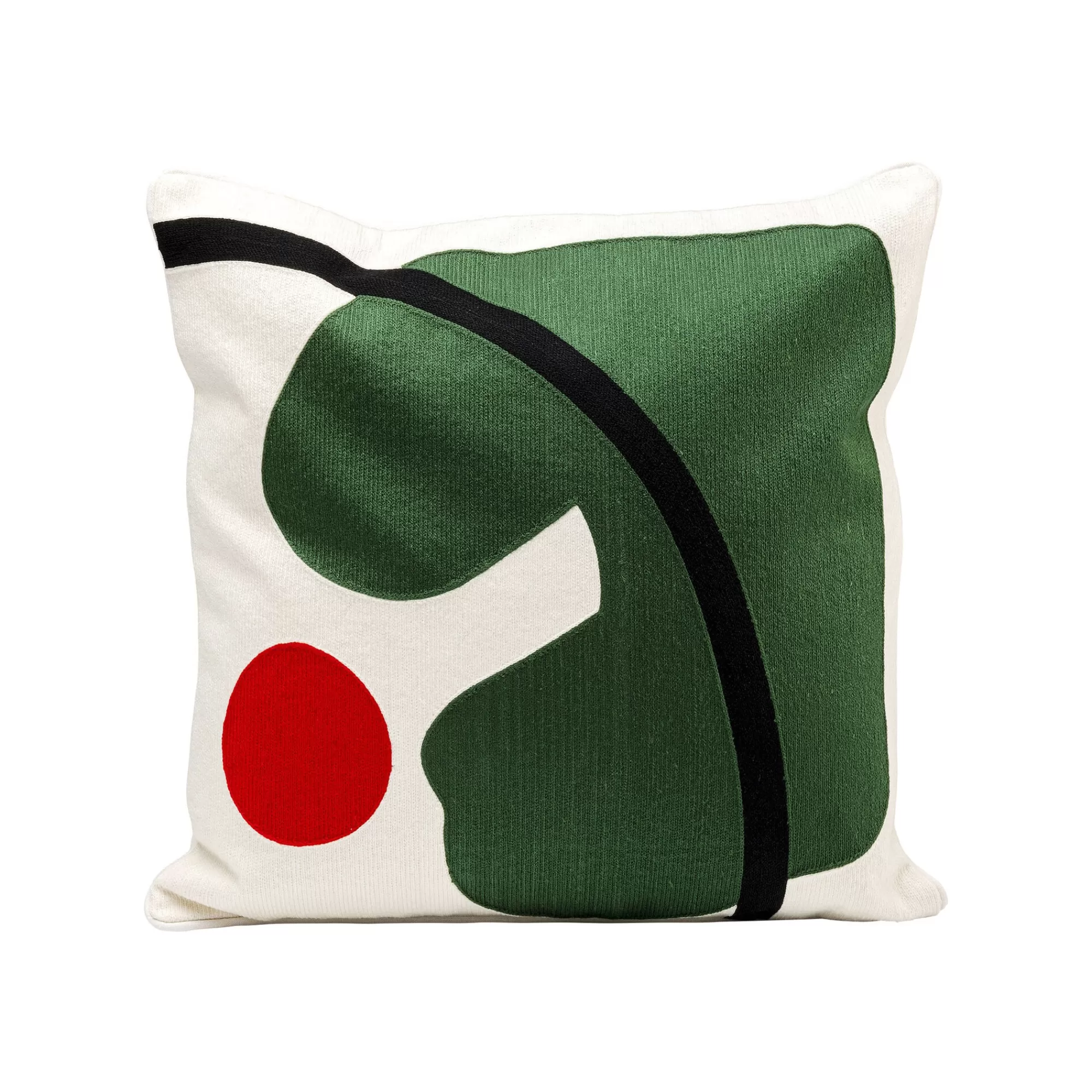 KARE Design Coussin Art Line Vert ^ Coussin & Plaid