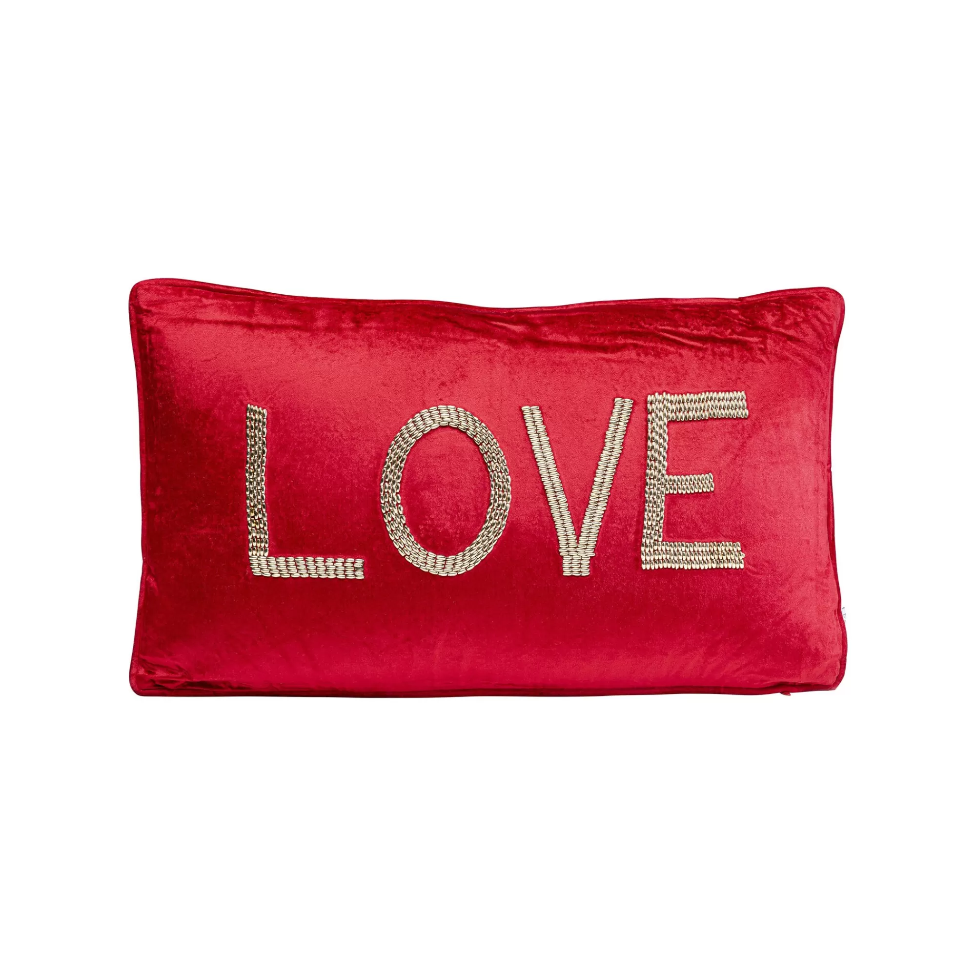 KARE Design Coussin Beads Love Rouge ^ Coussin & Plaid