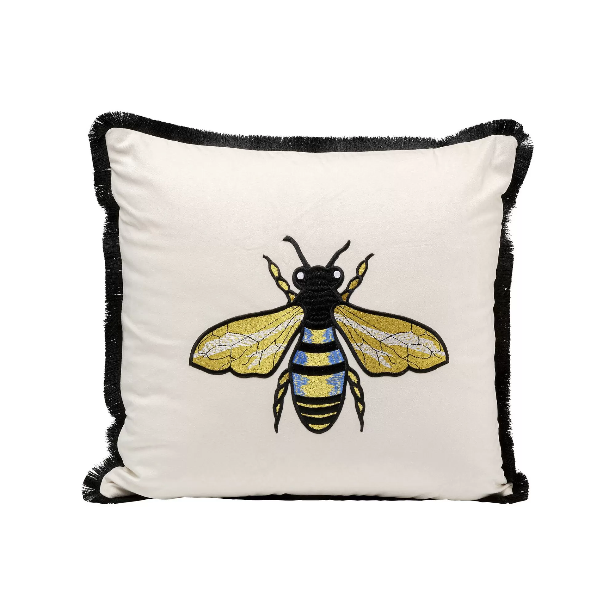 KARE Design Coussin Blanc Abeille ^ Coussin & Plaid