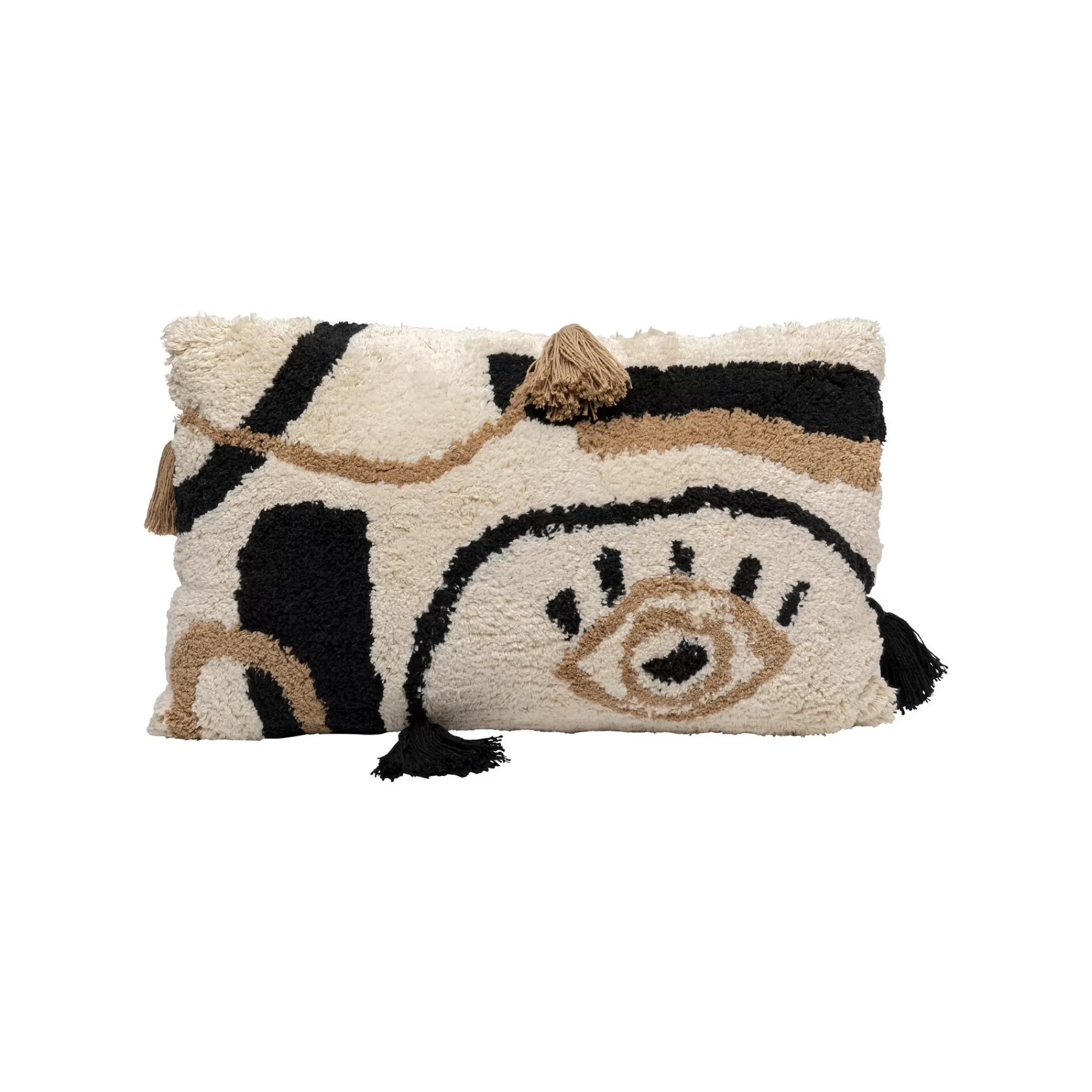 KARE Design Coussin Blink Oeil Crème ^ Coussin & Plaid