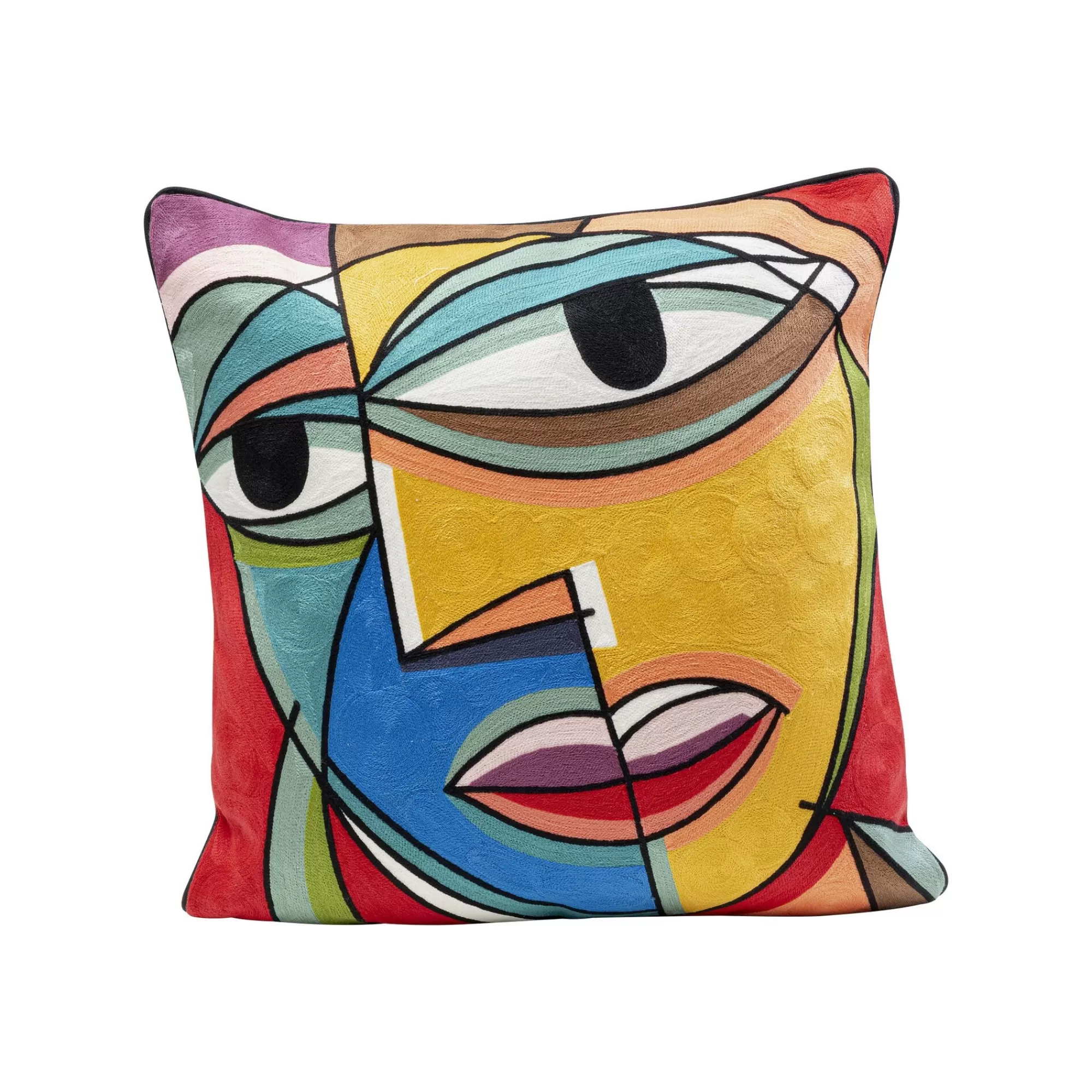 KARE Design Coussin Faccia Arte Gauche ^ Coussin & Plaid