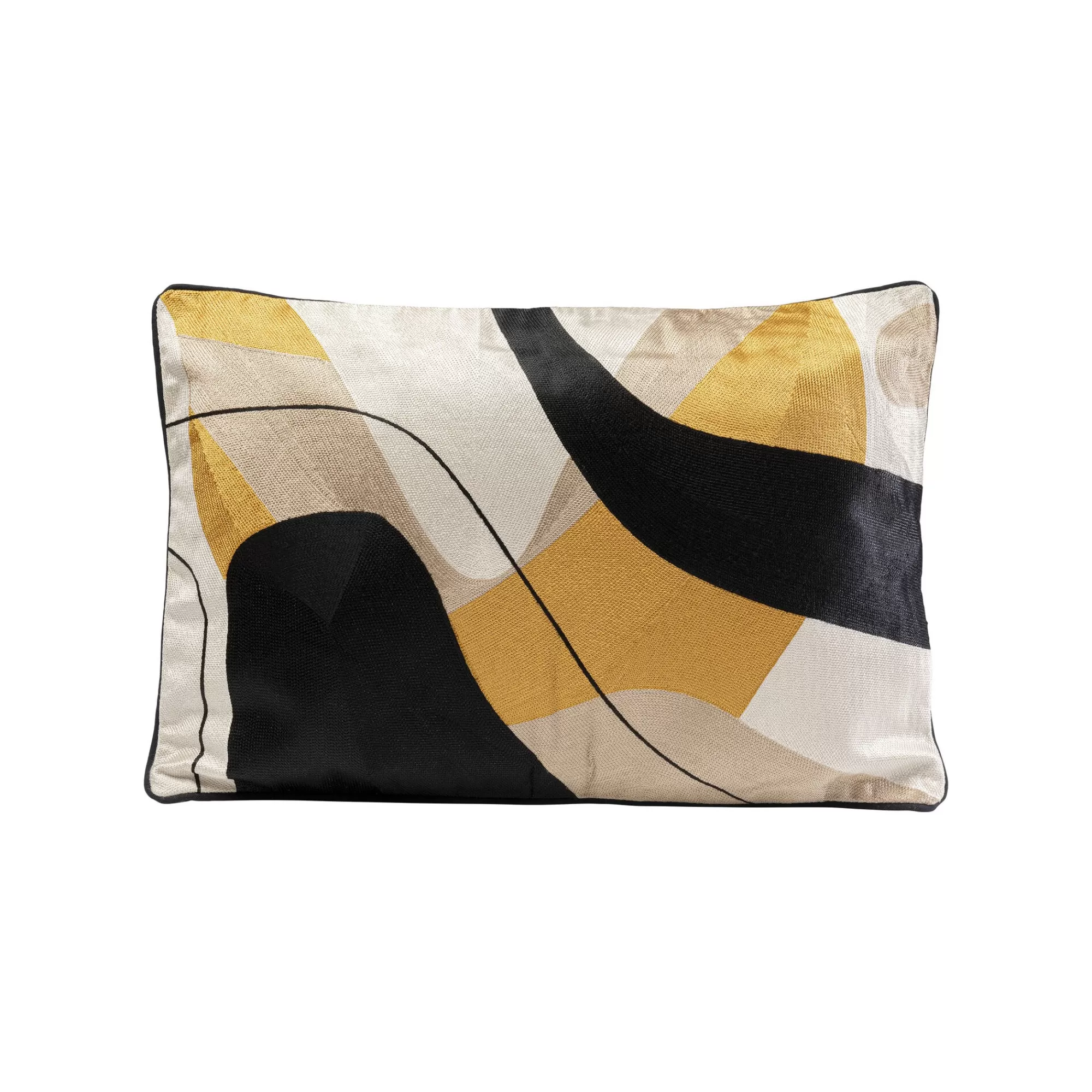 KARE Design Coussin Fields Jaune 60x40cm ^ Coussin & Plaid