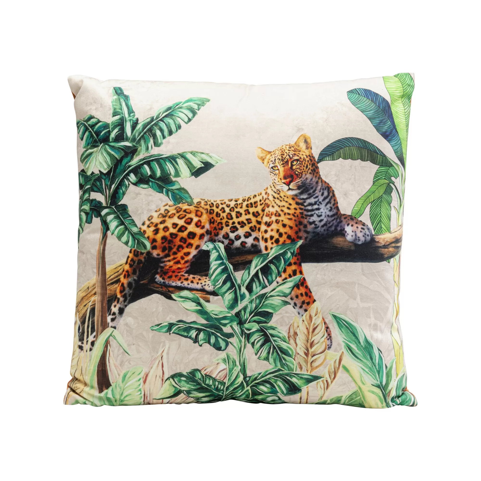 KARE Design Coussin Jungle Léopard ^ Coussin & Plaid