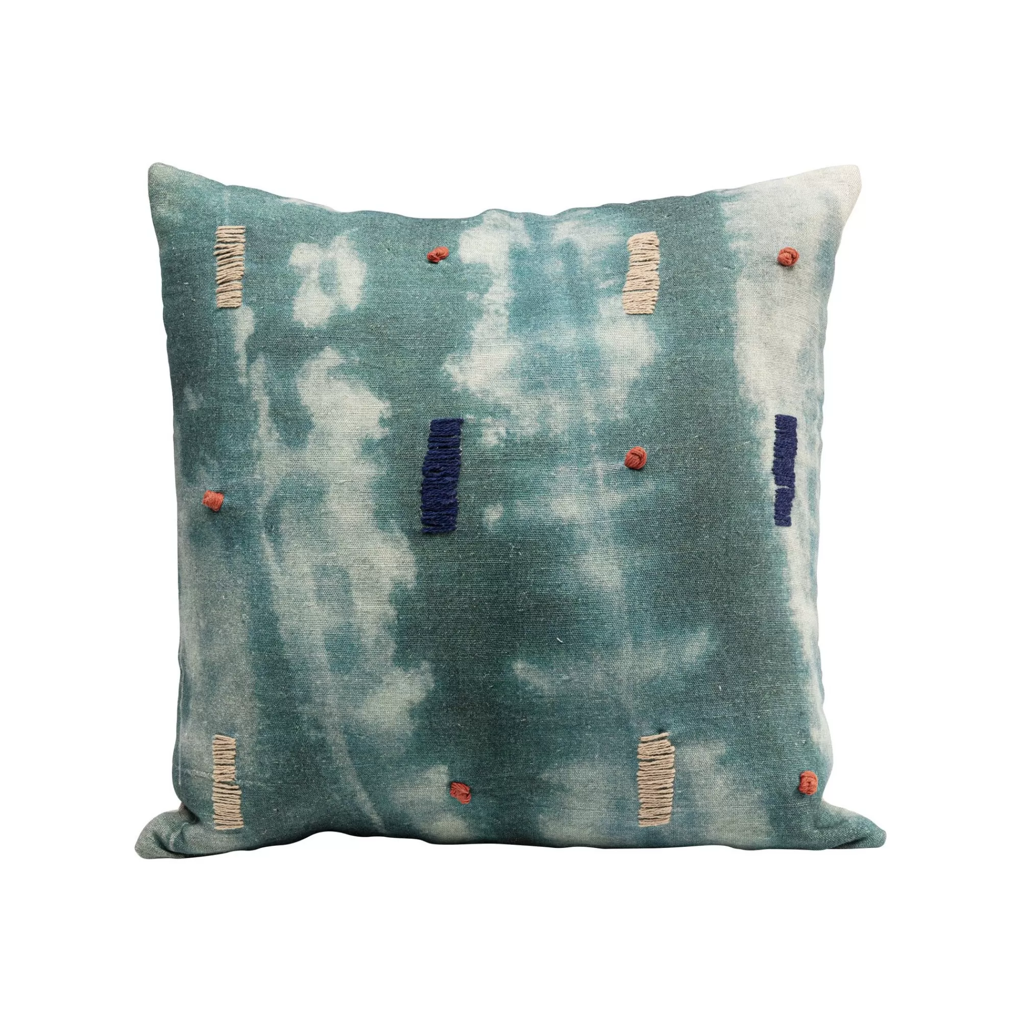 KARE Design Coussin Mali Bleu-vert ^ Coussin & Plaid