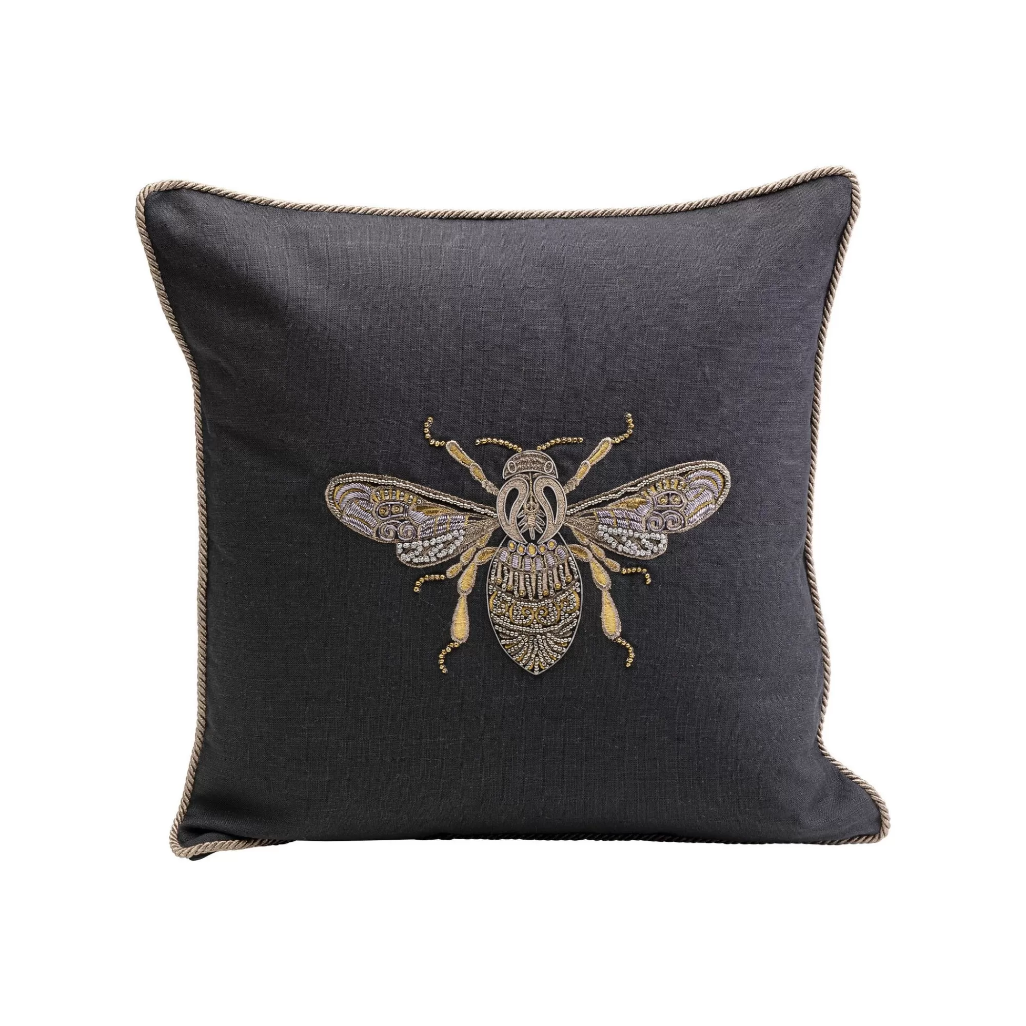 KARE Design Coussin Noir Abeille ^ Coussin & Plaid