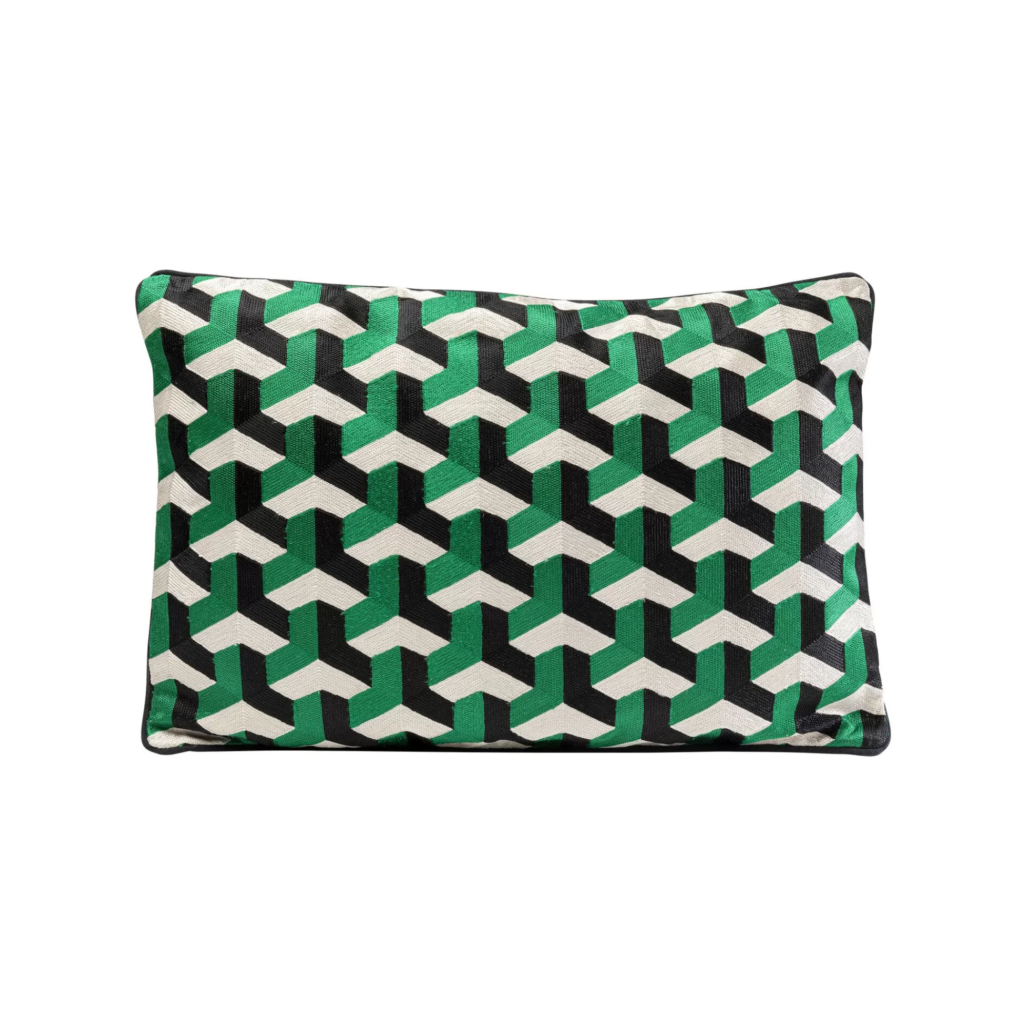 KARE Design Coussin Scale Vert ^ Coussin & Plaid