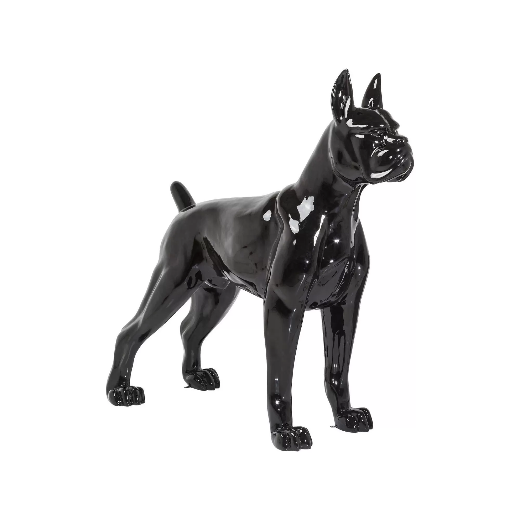 KARE Design Déco Chien Toto XXL Noir ^ Déco