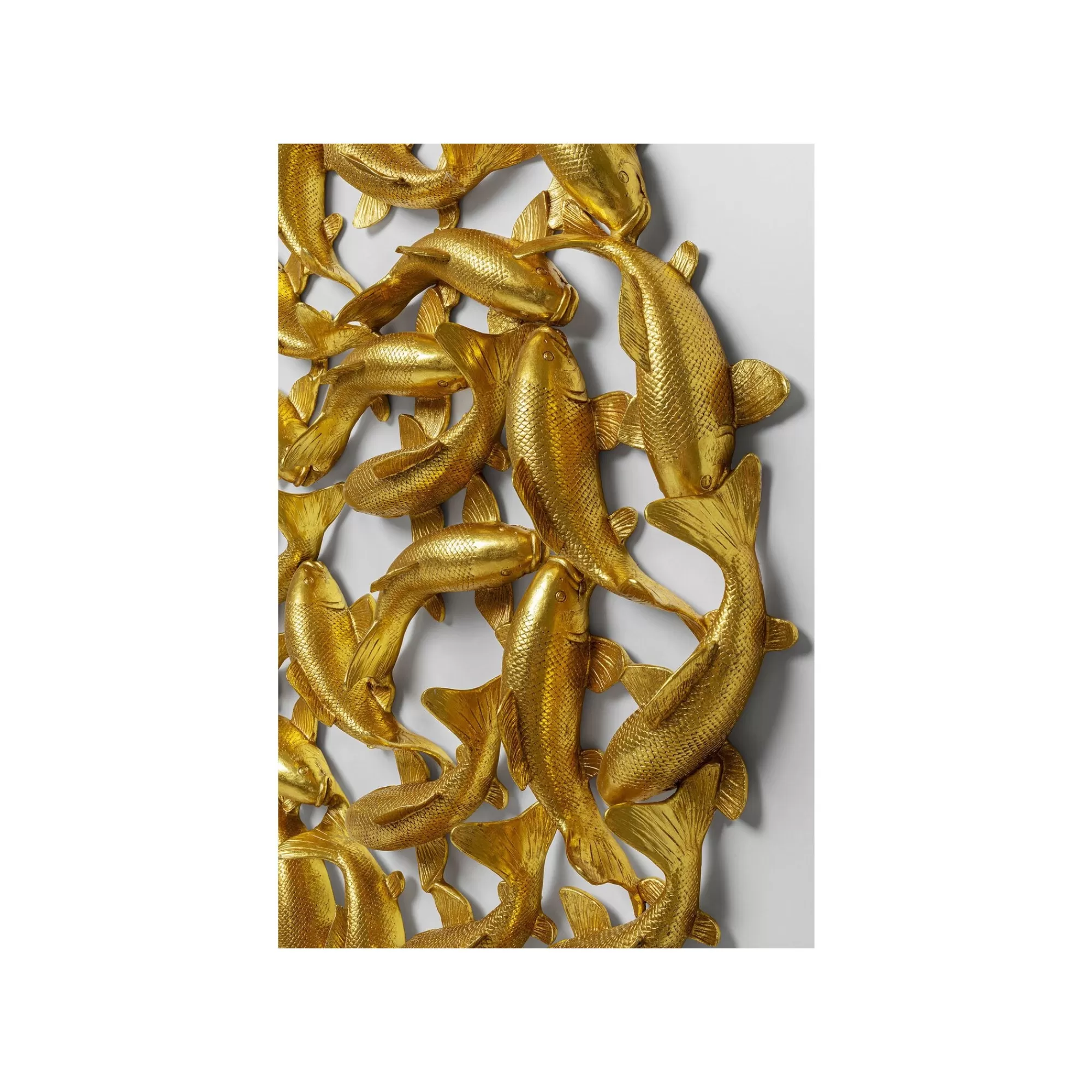 KARE Design Déco Murale Carpes Koï Dorées XL 160cm ^ Déco Murale