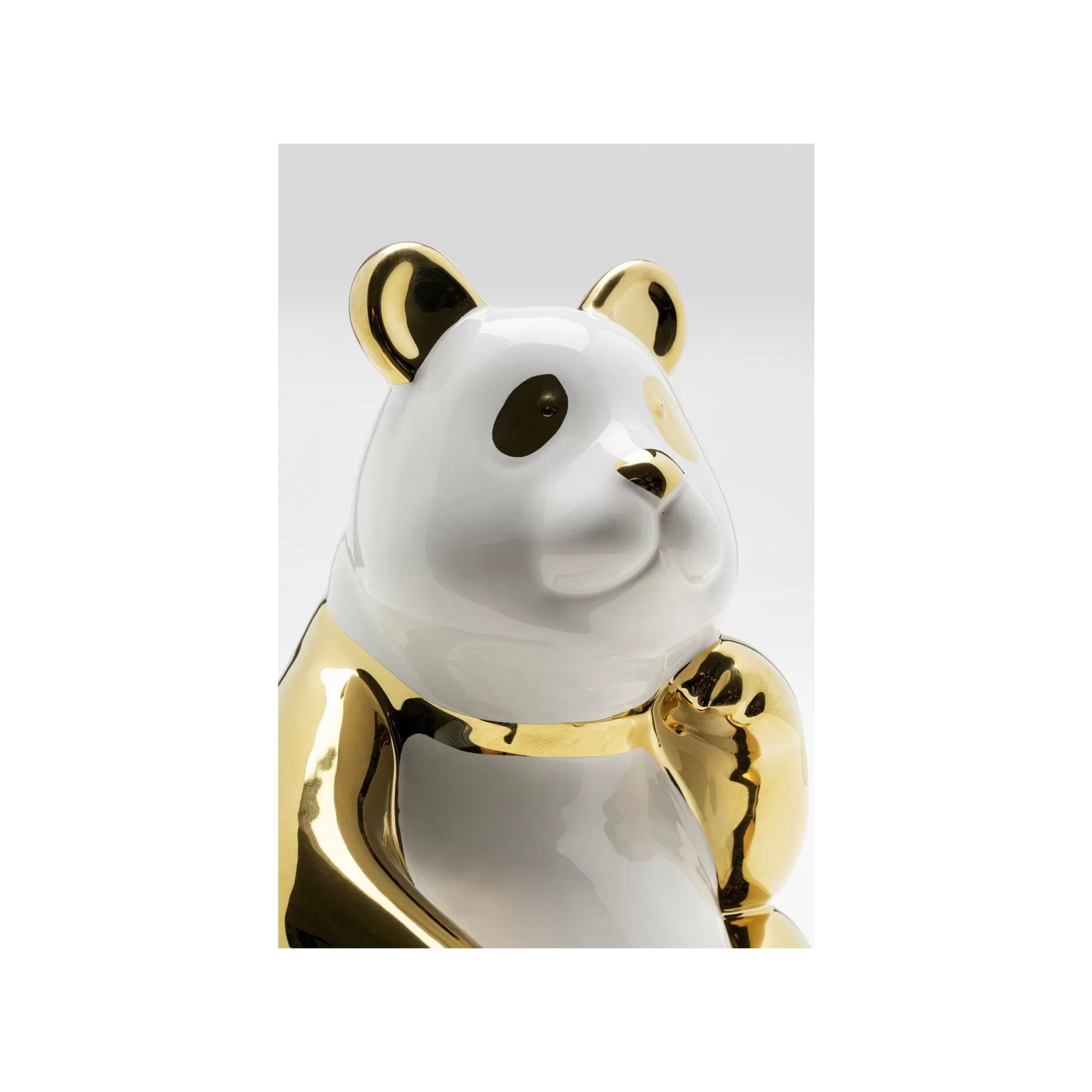 KARE Design Déco Panda Doré Et Blanc Assis 19cm ^ Déco