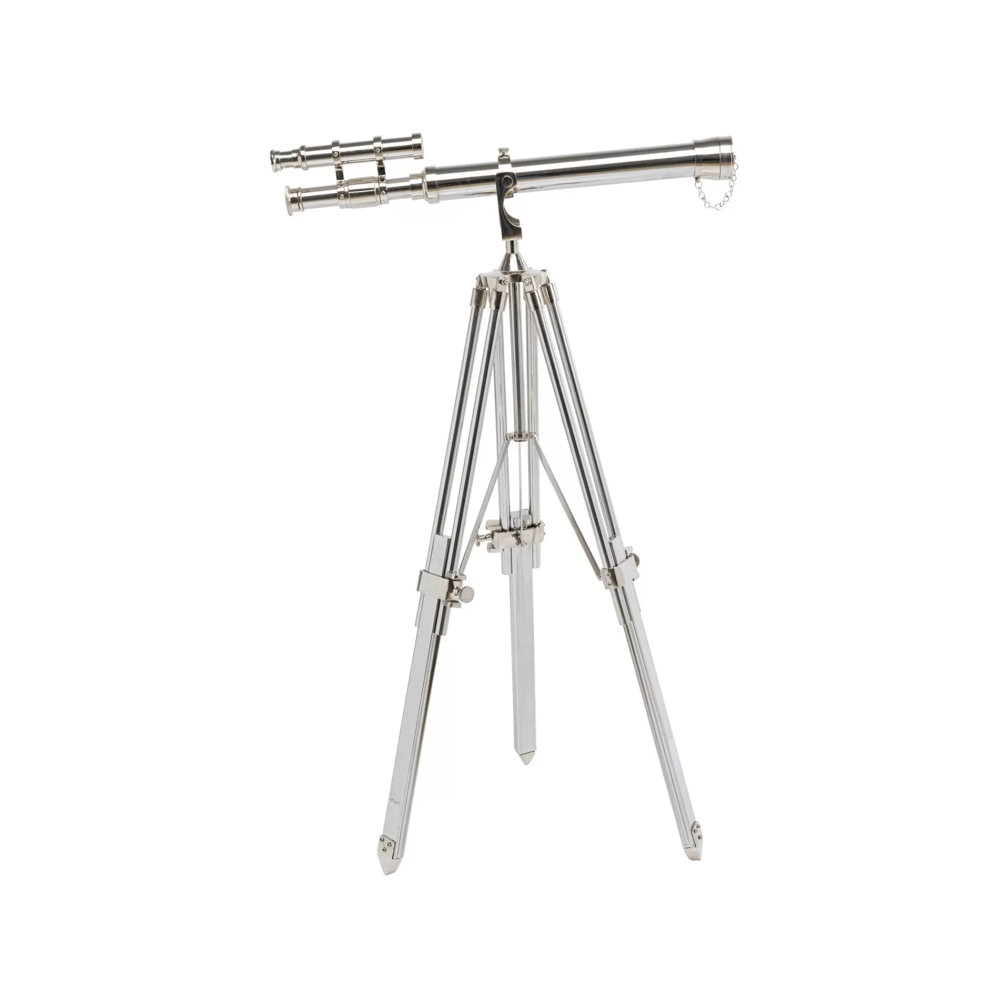 KARE Design Déco Télescope Argenté 125cm ^ Déco