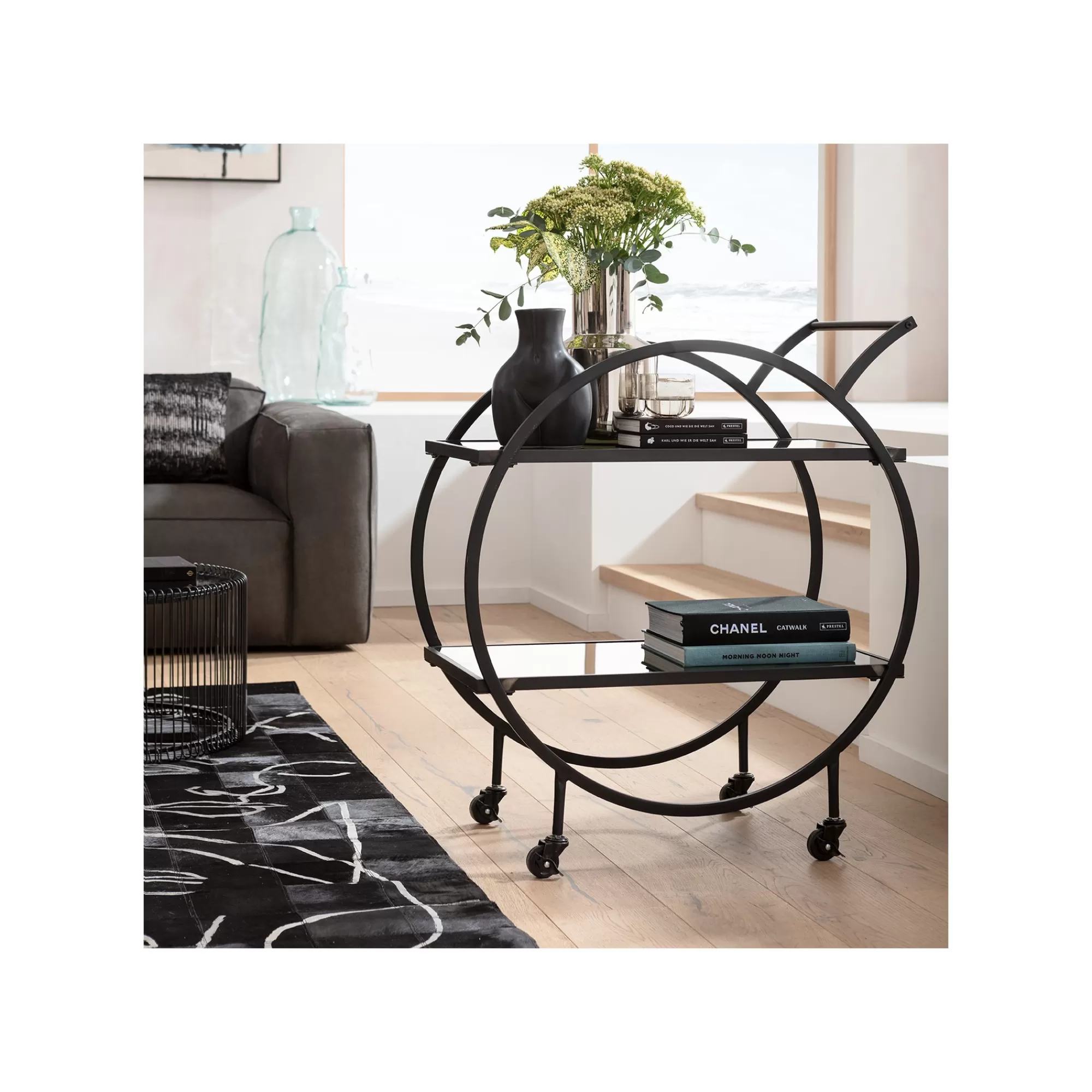 KARE Design Desserte Loft Noire ^ Table D'Appoint & De Chevet