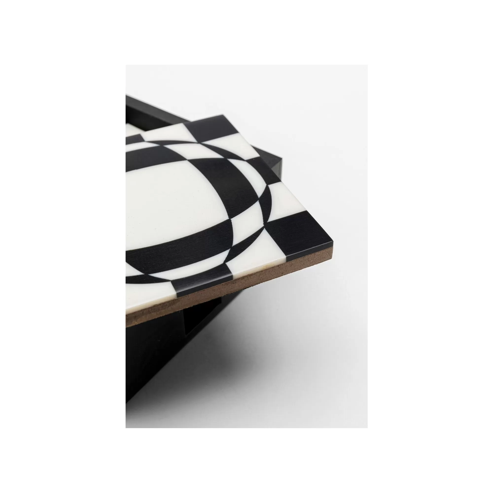 KARE Design Dessous De Verre Miracle Noirs Et Blancs Set De 6 ^ Vaisselle