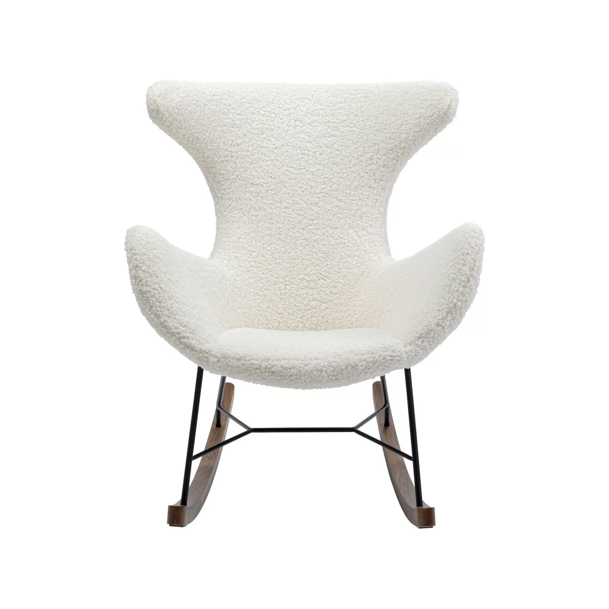 KARE Design Fauteuil à Bascule Balance Blanc ^ Fauteuil