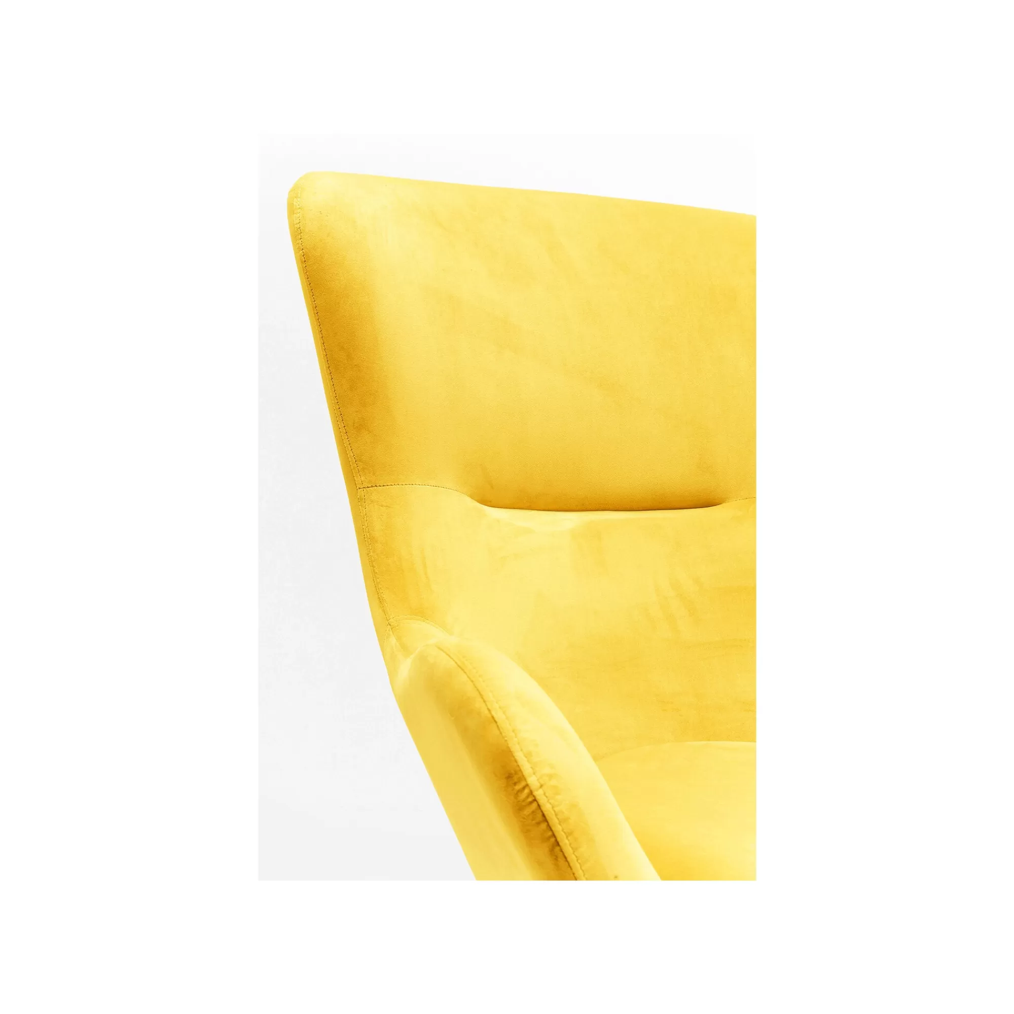 KARE Design Fauteuil à Bascule Oslo Jaune ^ Fauteuil