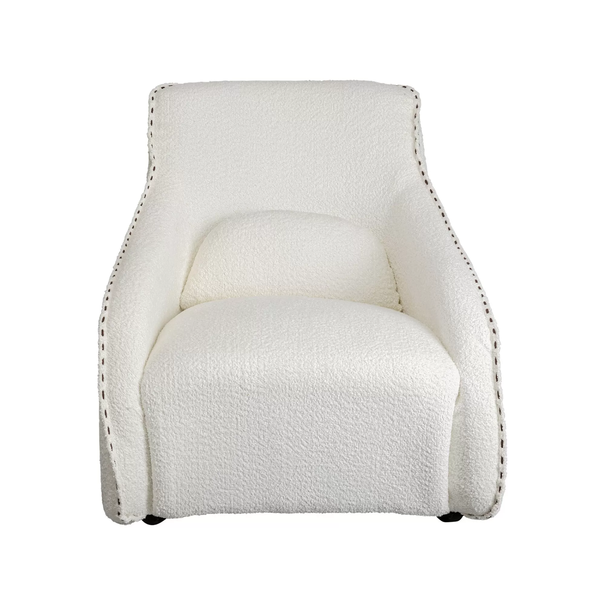 KARE Design Fauteuil à Bascule Swing Ritmo Boucle Crème ^ Fauteuil