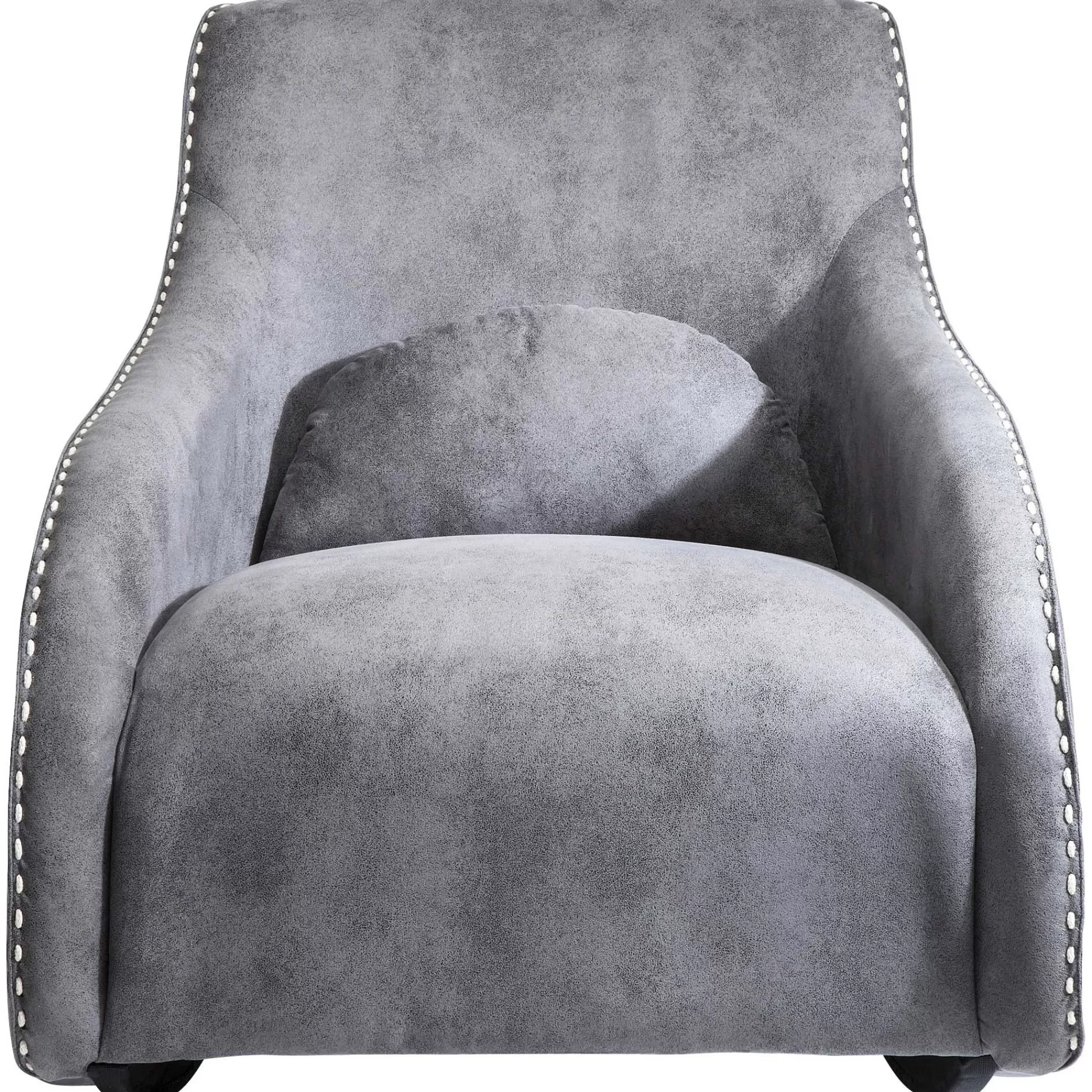 KARE Design Fauteuil à Bascule Swing Ritmo Vintage Gris ^ Fauteuil