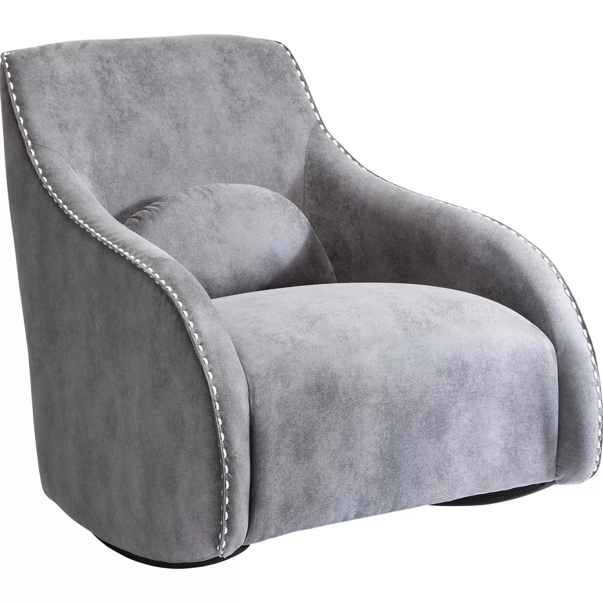 KARE Design Fauteuil à Bascule Swing Ritmo Vintage Gris ^ Fauteuil