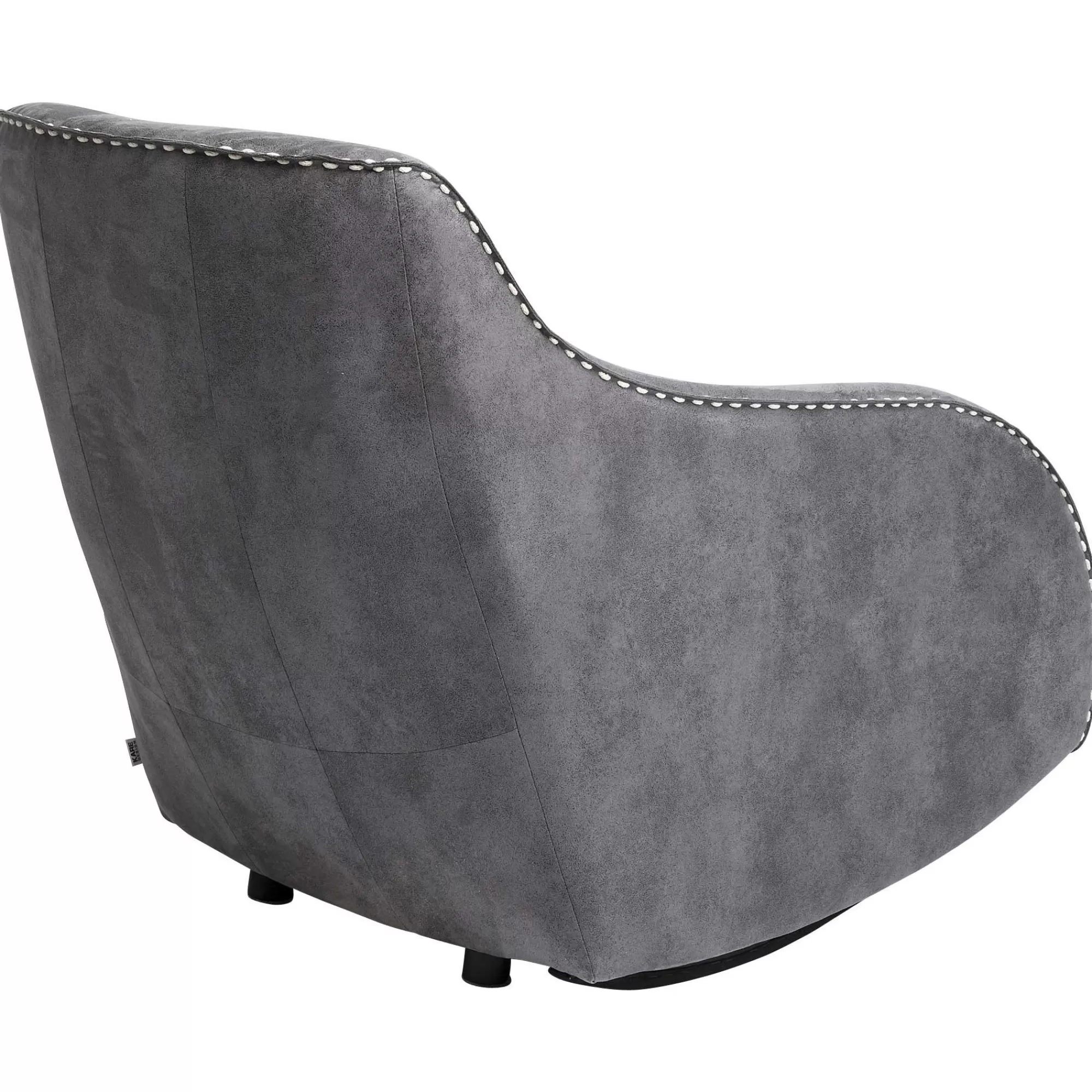 KARE Design Fauteuil à Bascule Swing Ritmo Vintage Gris ^ Fauteuil