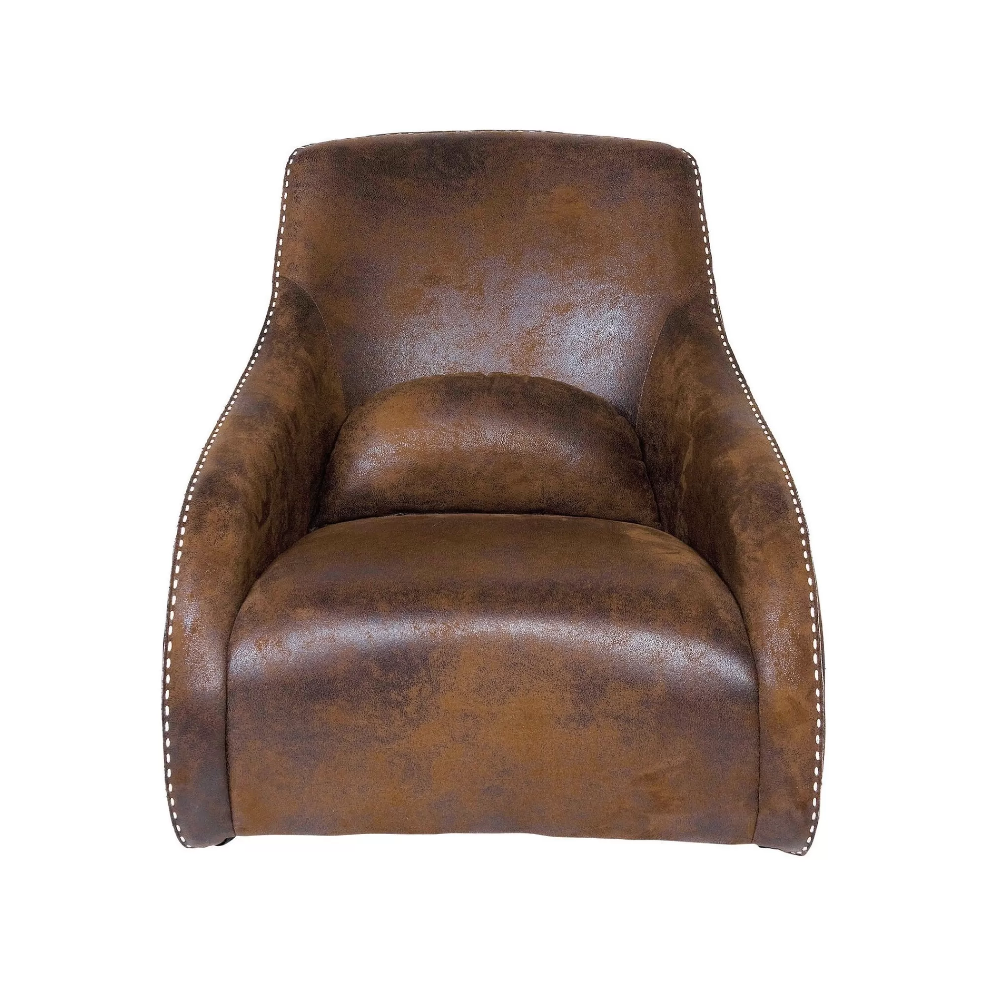 KARE Design Fauteuil à Bascule Swing Ritmo Vintage Marron ^ Fauteuil
