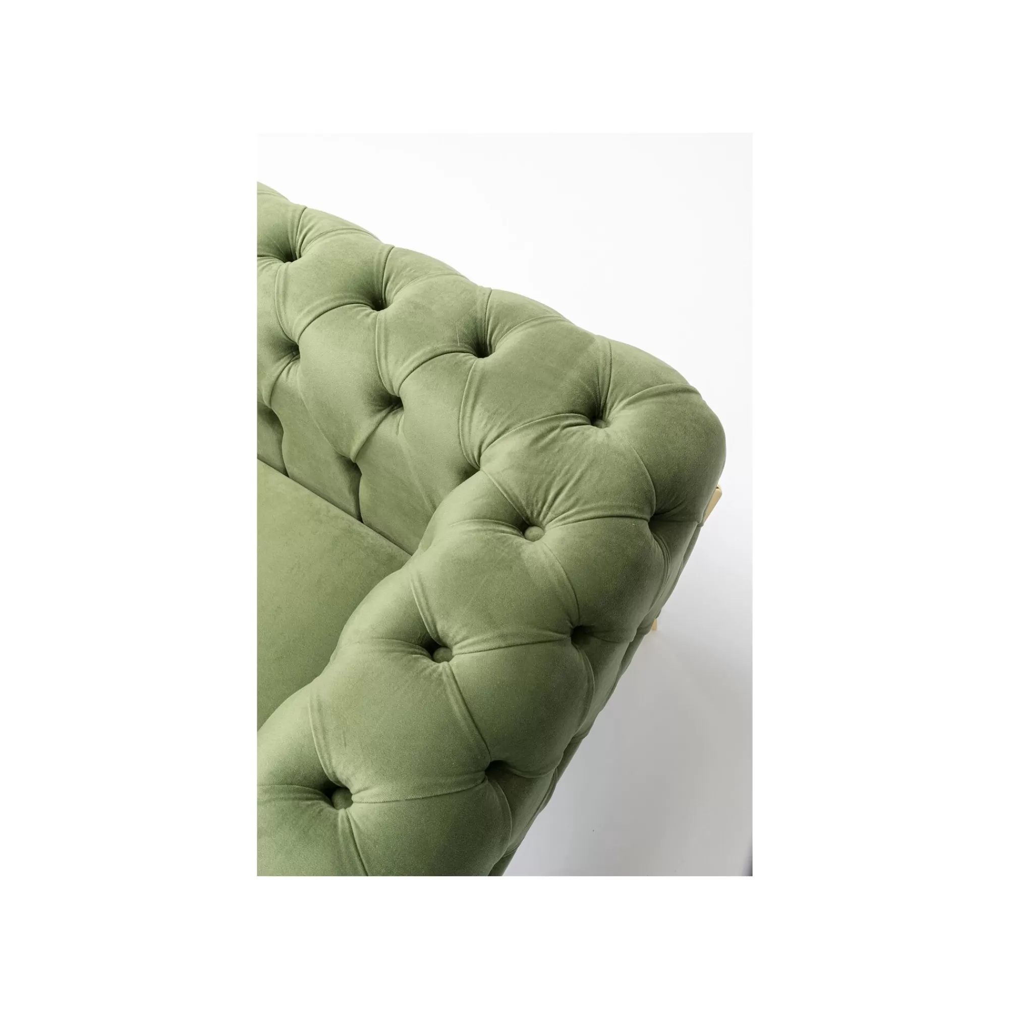 KARE Design Fauteuil Bellissima Velours Vert ^ Fauteuil