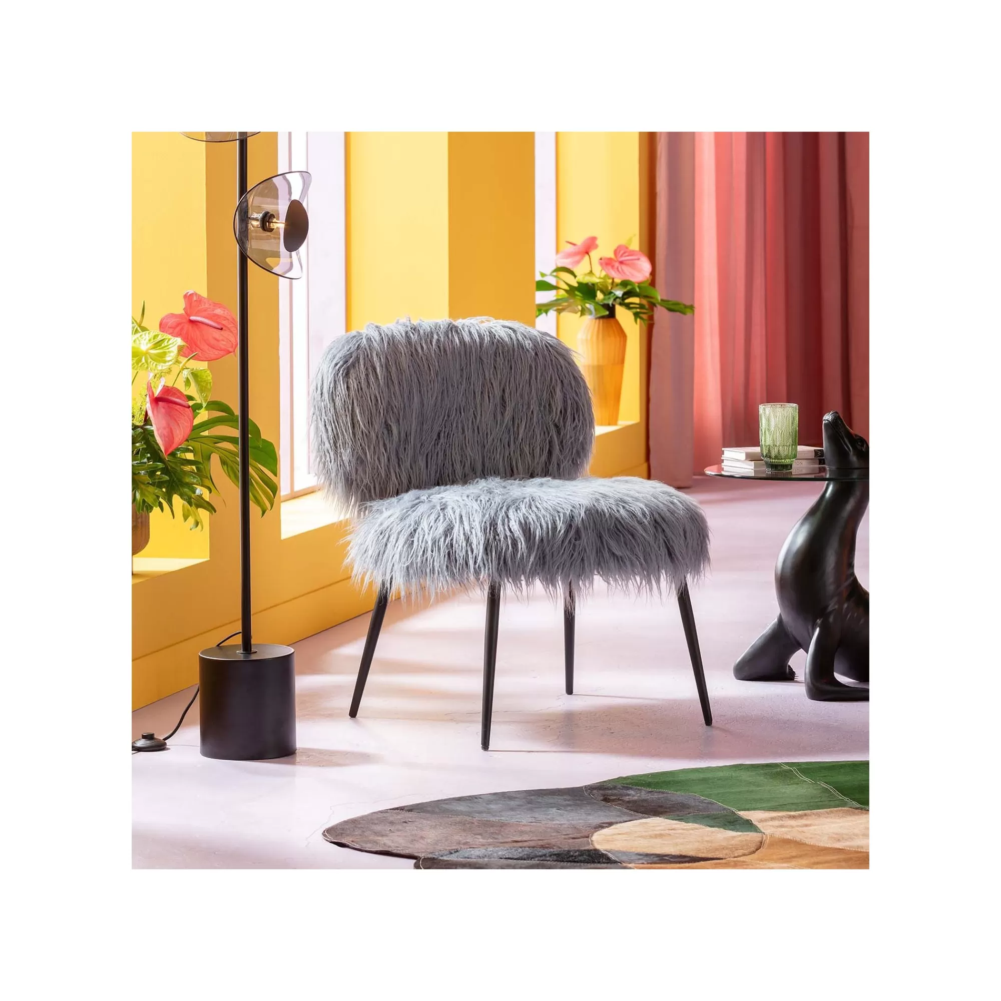 KARE Design Fauteuil Buck Gris ^ Fauteuil