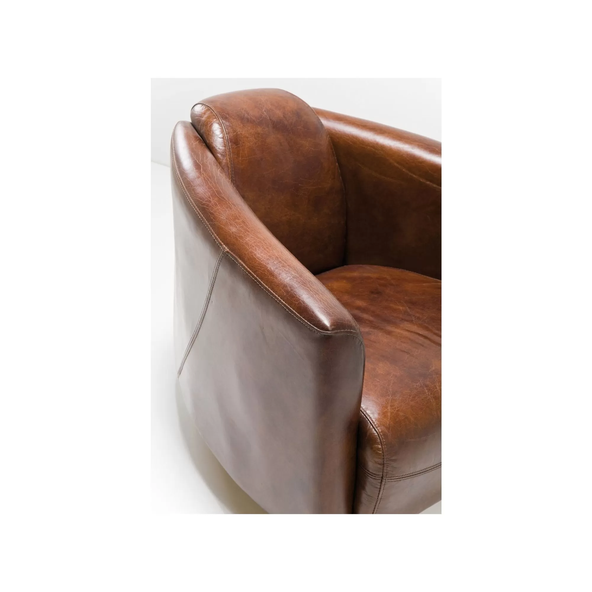 KARE Design Fauteuil Cigar Lounge Cuir Vintage ^ Fauteuil