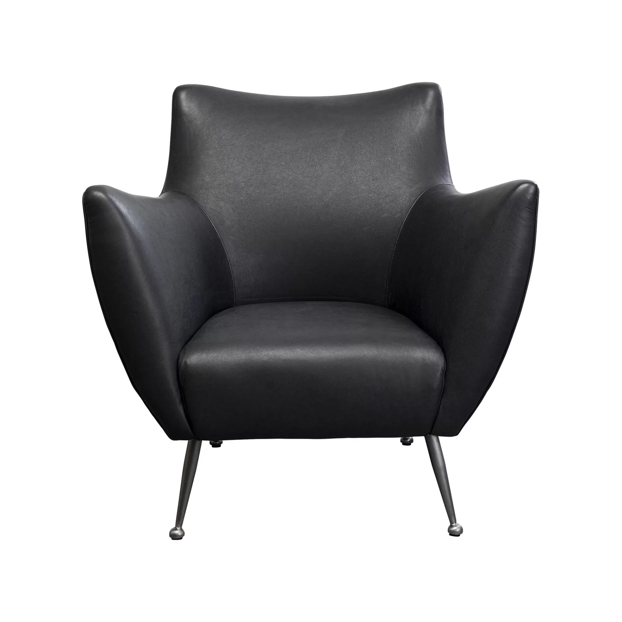 KARE Design Fauteuil Goldfinger Noir ^ Fauteuil