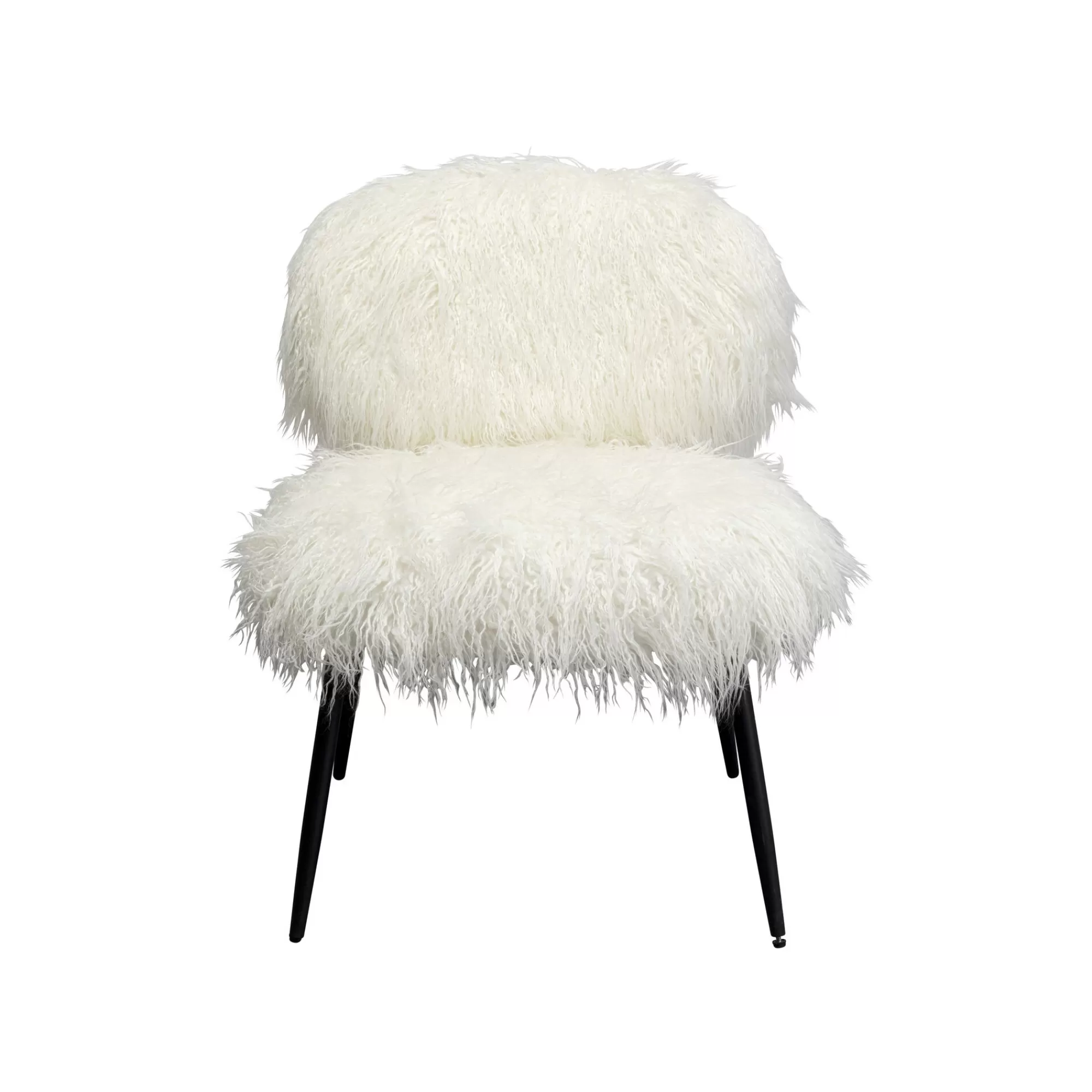 KARE Design Fauteuil Hairy Blanc ^ Fauteuil