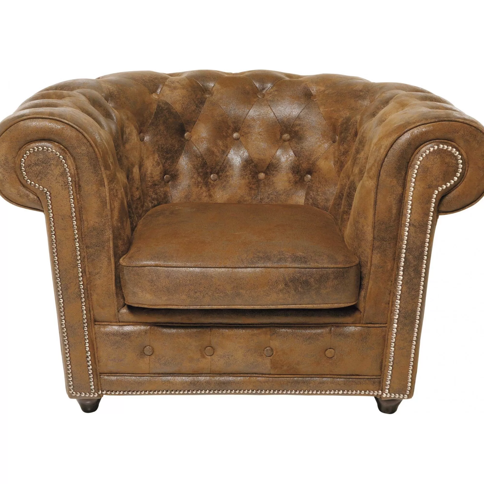 KARE Design Fauteuil Oxford Vintage Rivet ^ Fauteuil