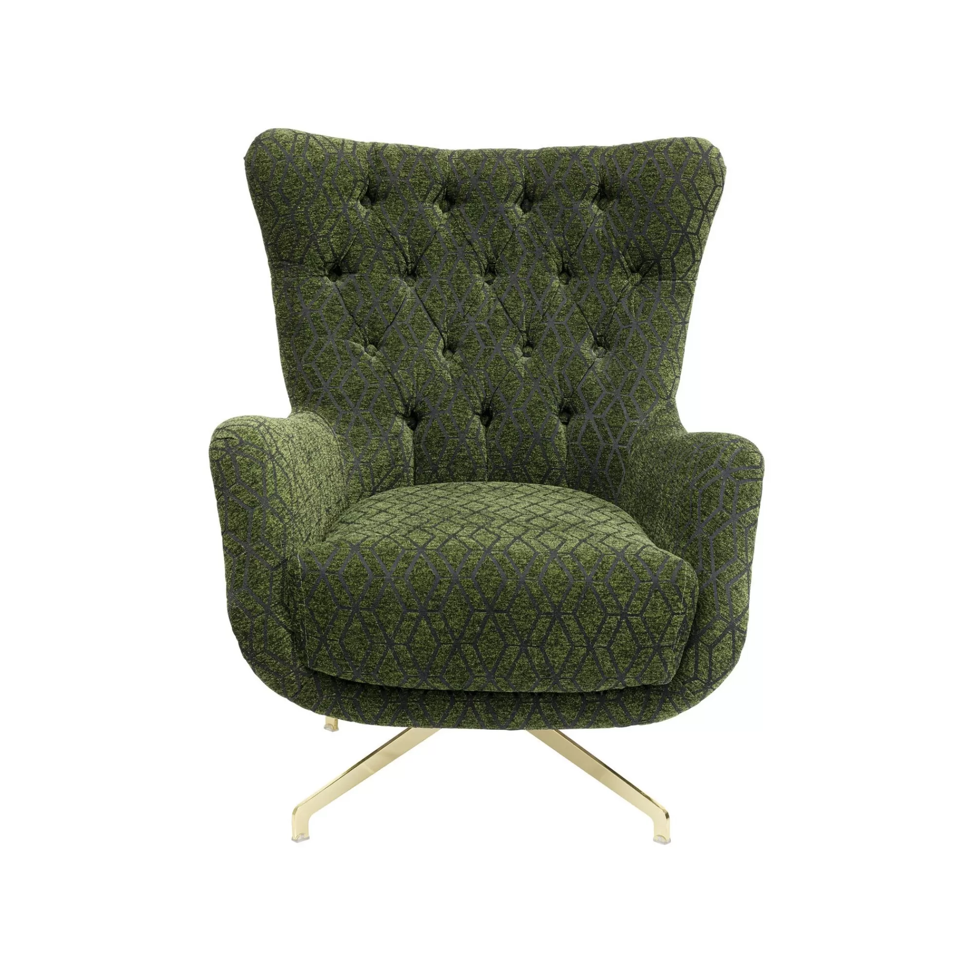 KARE Design Fauteuil Pivotant Bellini Vert ^ Fauteuil