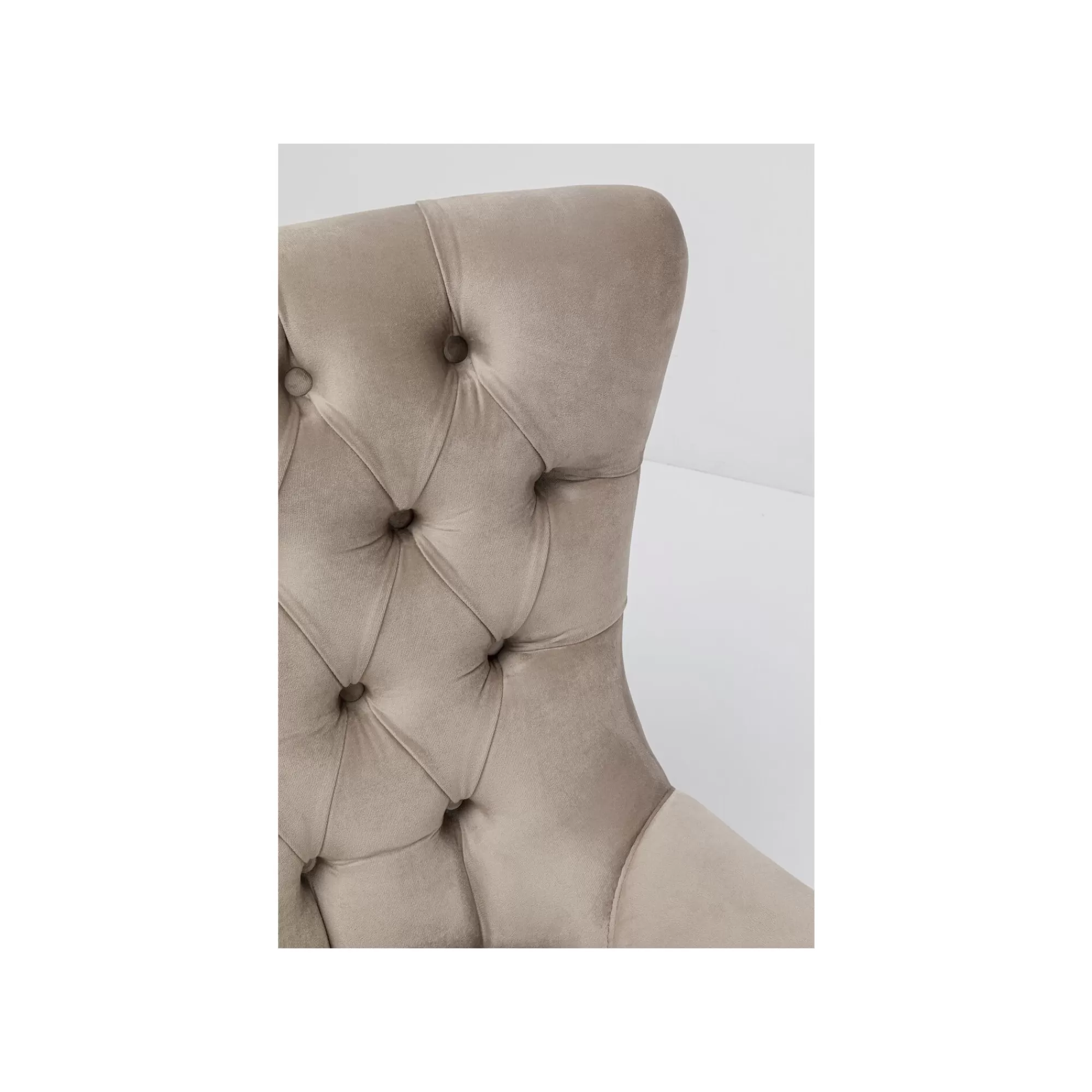 KARE Design Fauteuil Pivotant Bellissima Velours Beige ^ Fauteuil