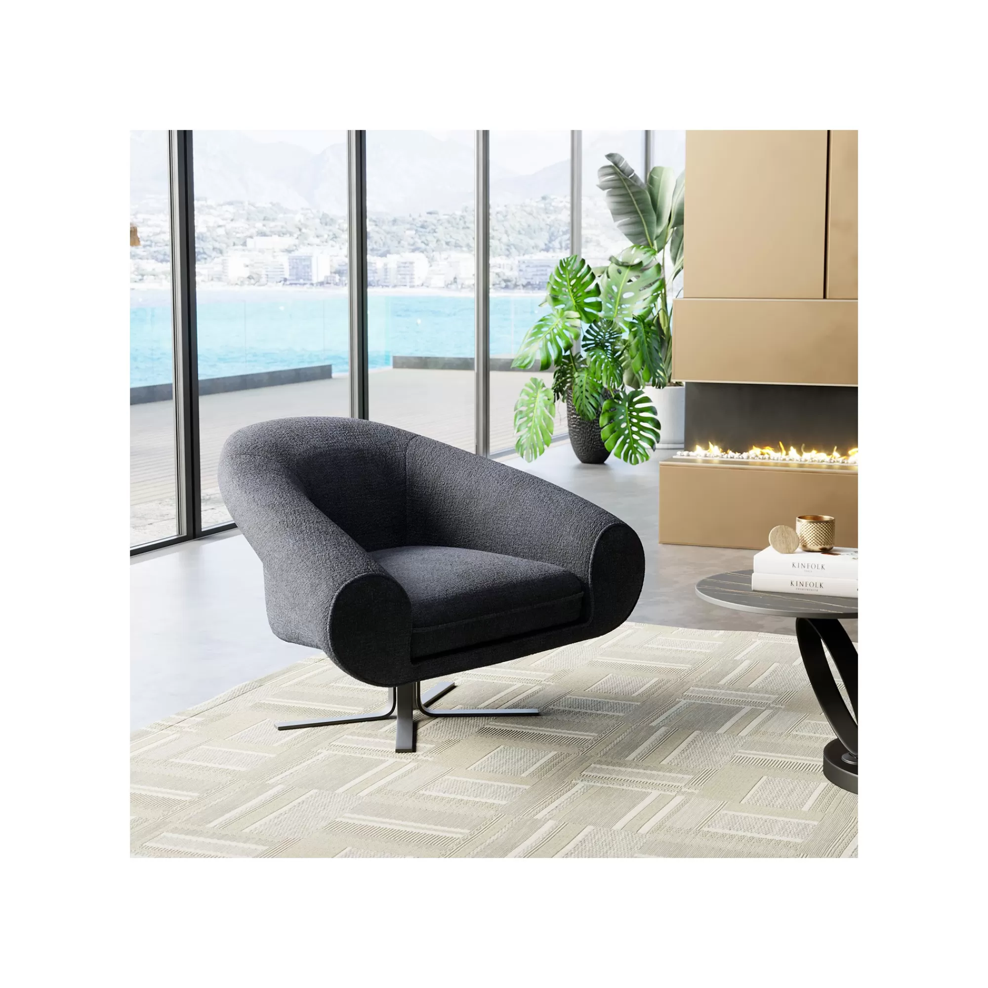 KARE Design Fauteuil Pivotant Ciao ^ Fauteuil