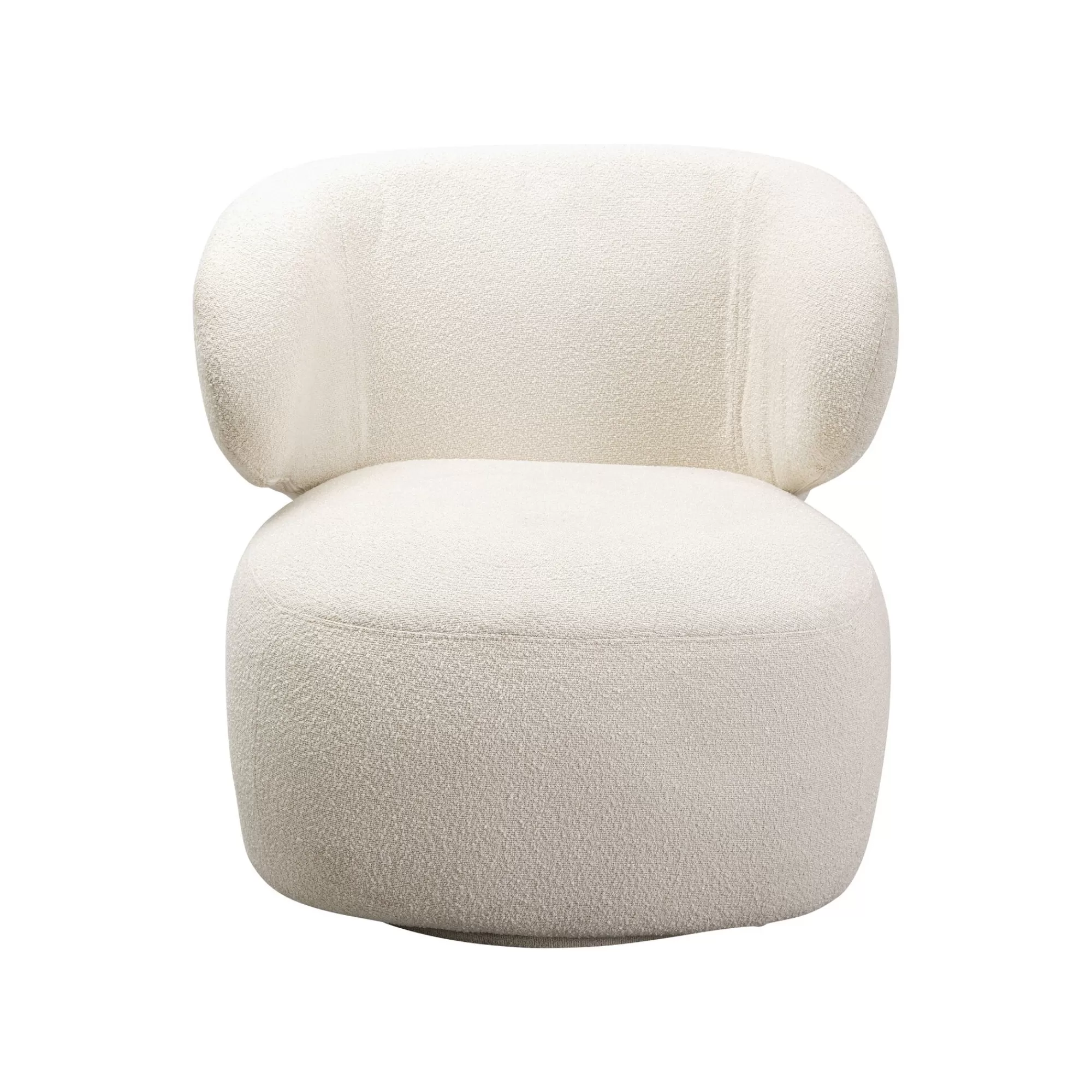 KARE Design Fauteuil Pivotant Elite Crème ^ Fauteuil