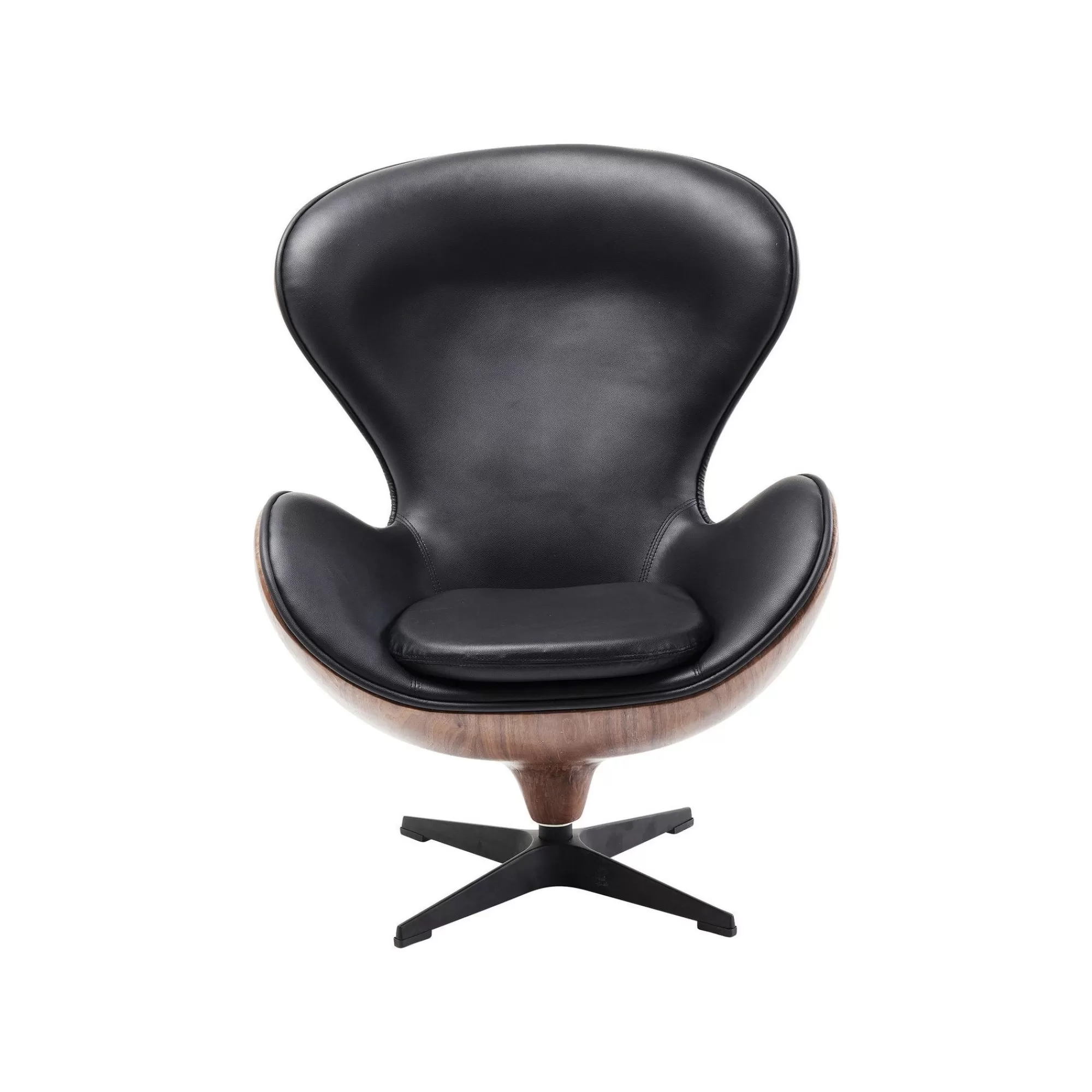 KARE Design Fauteuil Pivotant Lounge Noyer ^ Fauteuil | Chaise De Bureau