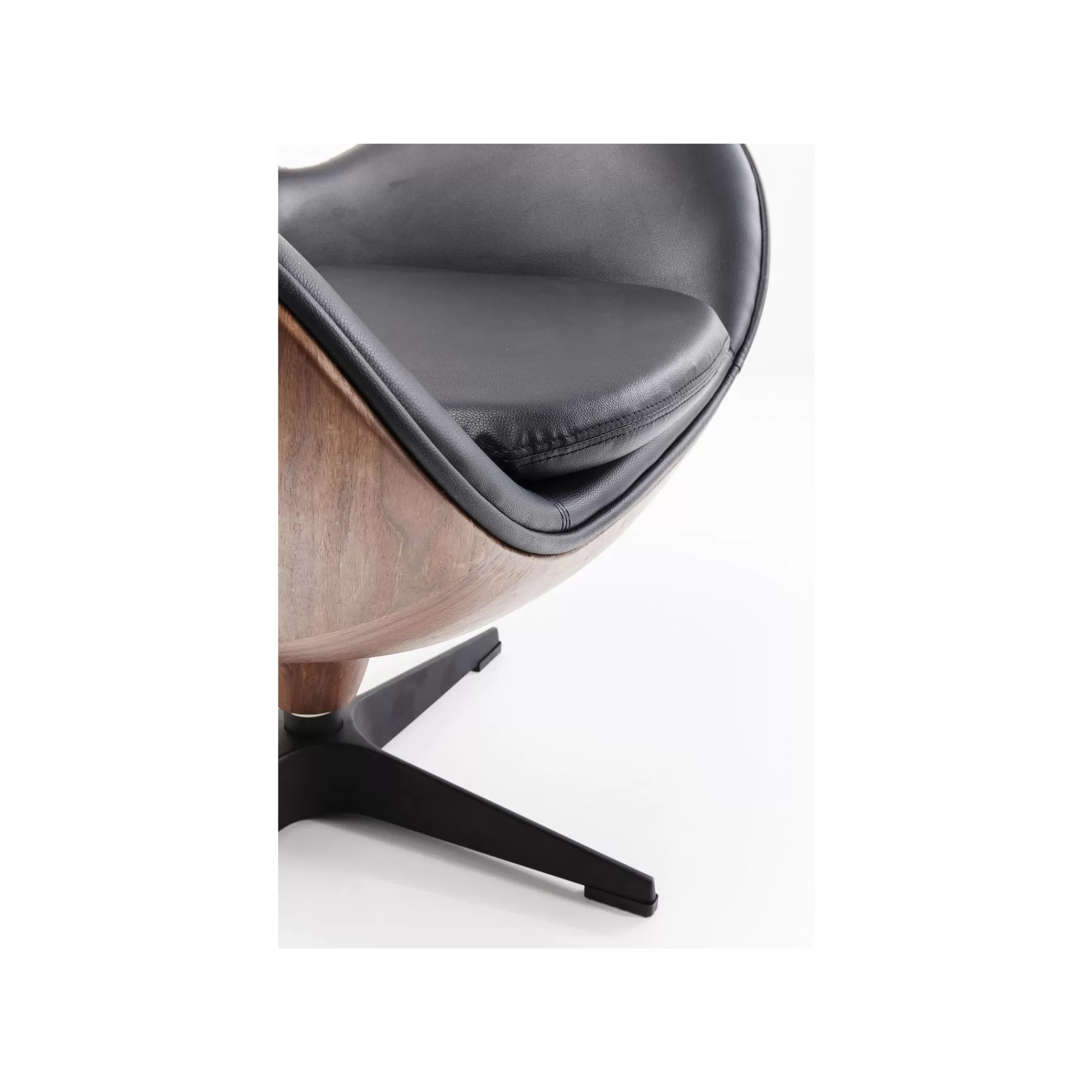 KARE Design Fauteuil Pivotant Lounge Noyer ^ Fauteuil | Chaise De Bureau