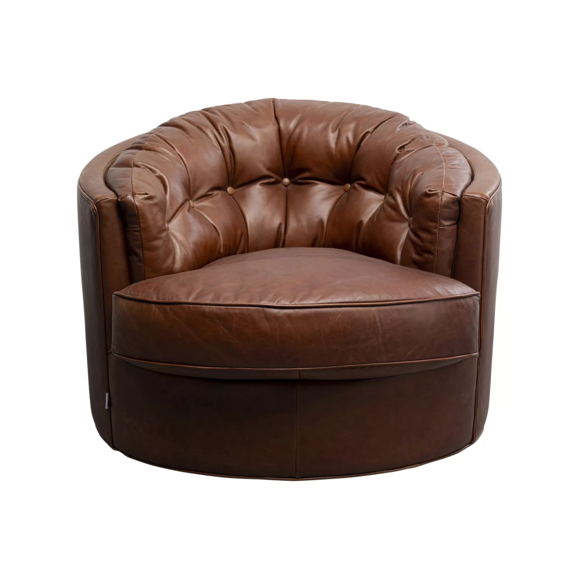 KARE Design Fauteuil Pivotant Music Hall Marron ^ Fauteuil