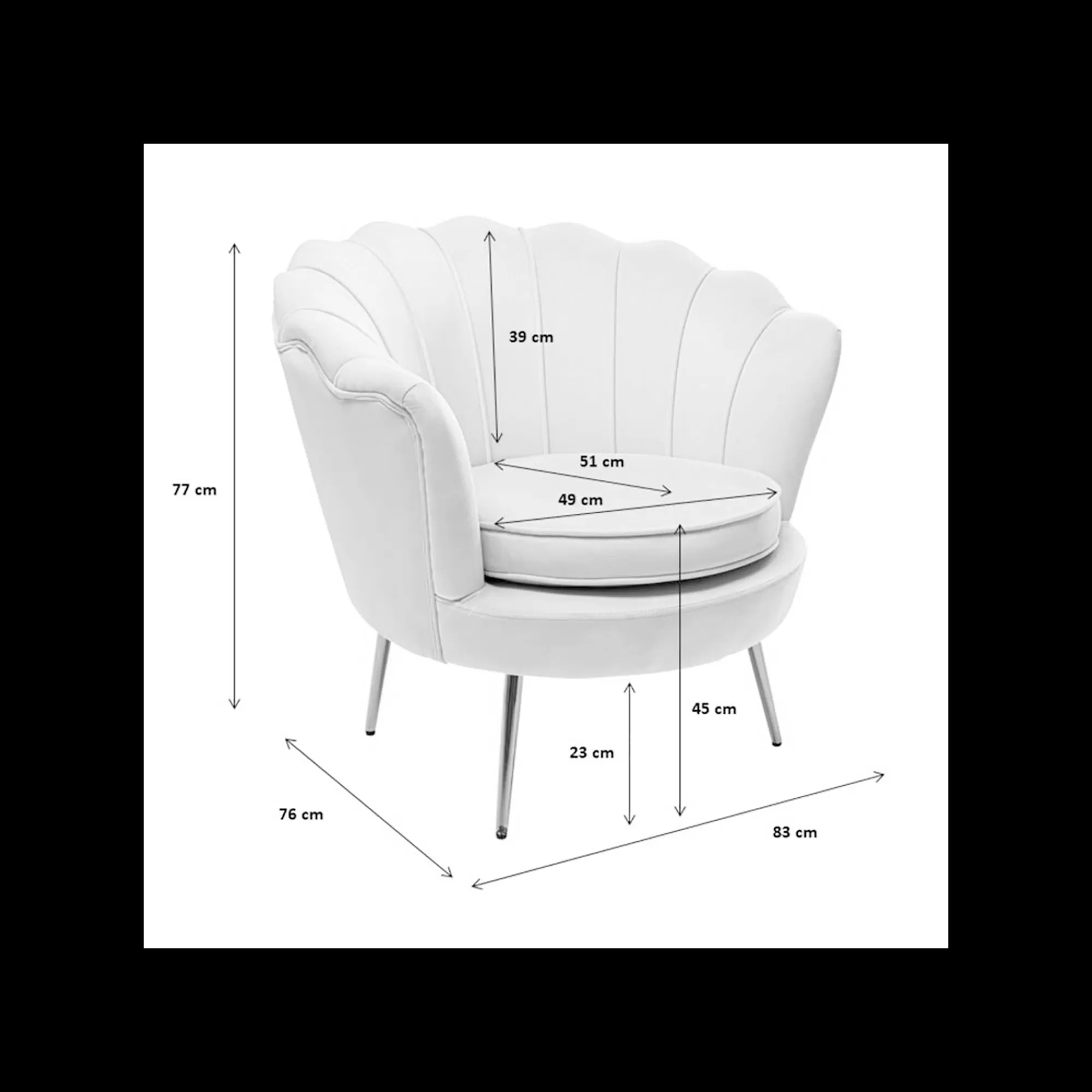 KARE Design Fauteuil Water Lily Velours Fuchsia Et Acier Doré ^ Fauteuil