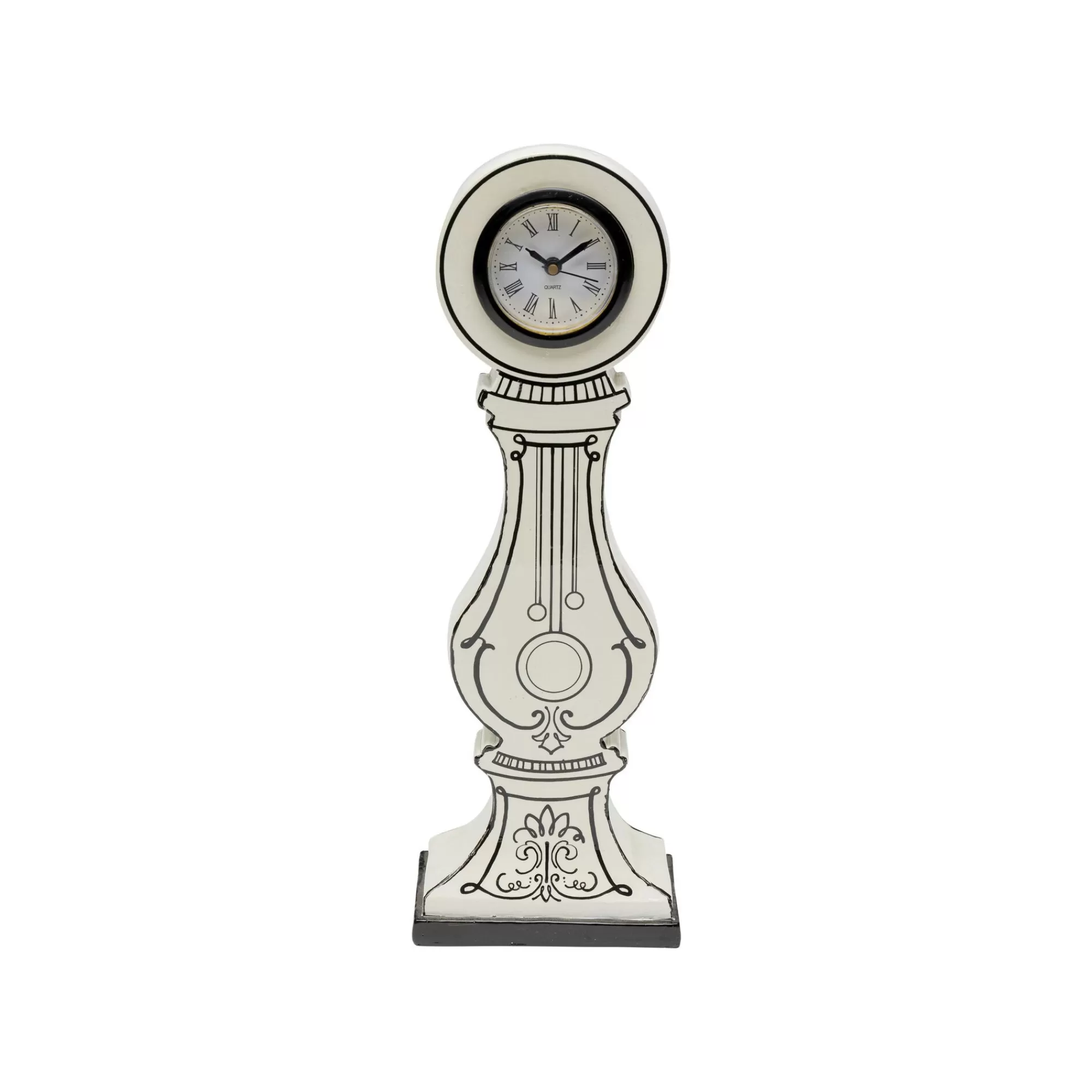 KARE Design Horloge De Table Favola Blanche Et Noire ^ Horloge