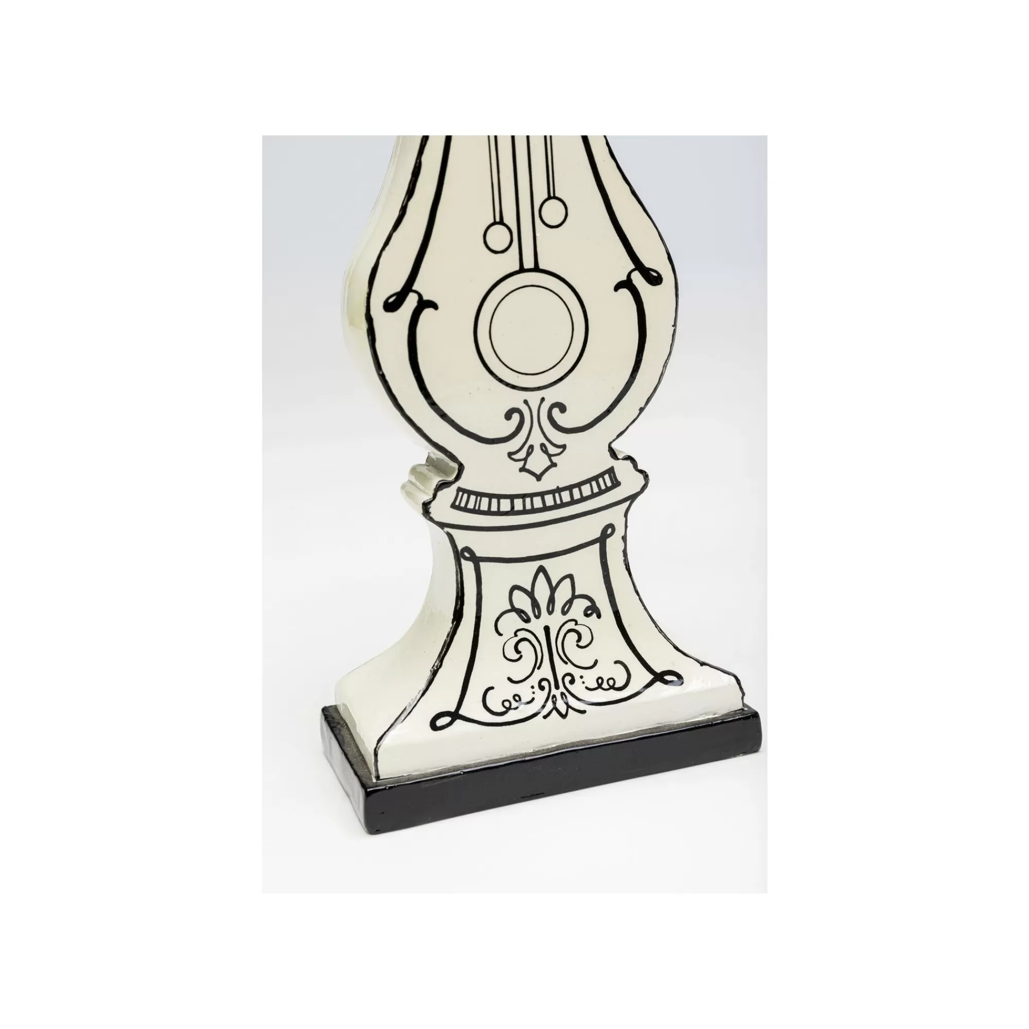 KARE Design Horloge De Table Favola Blanche Et Noire ^ Horloge