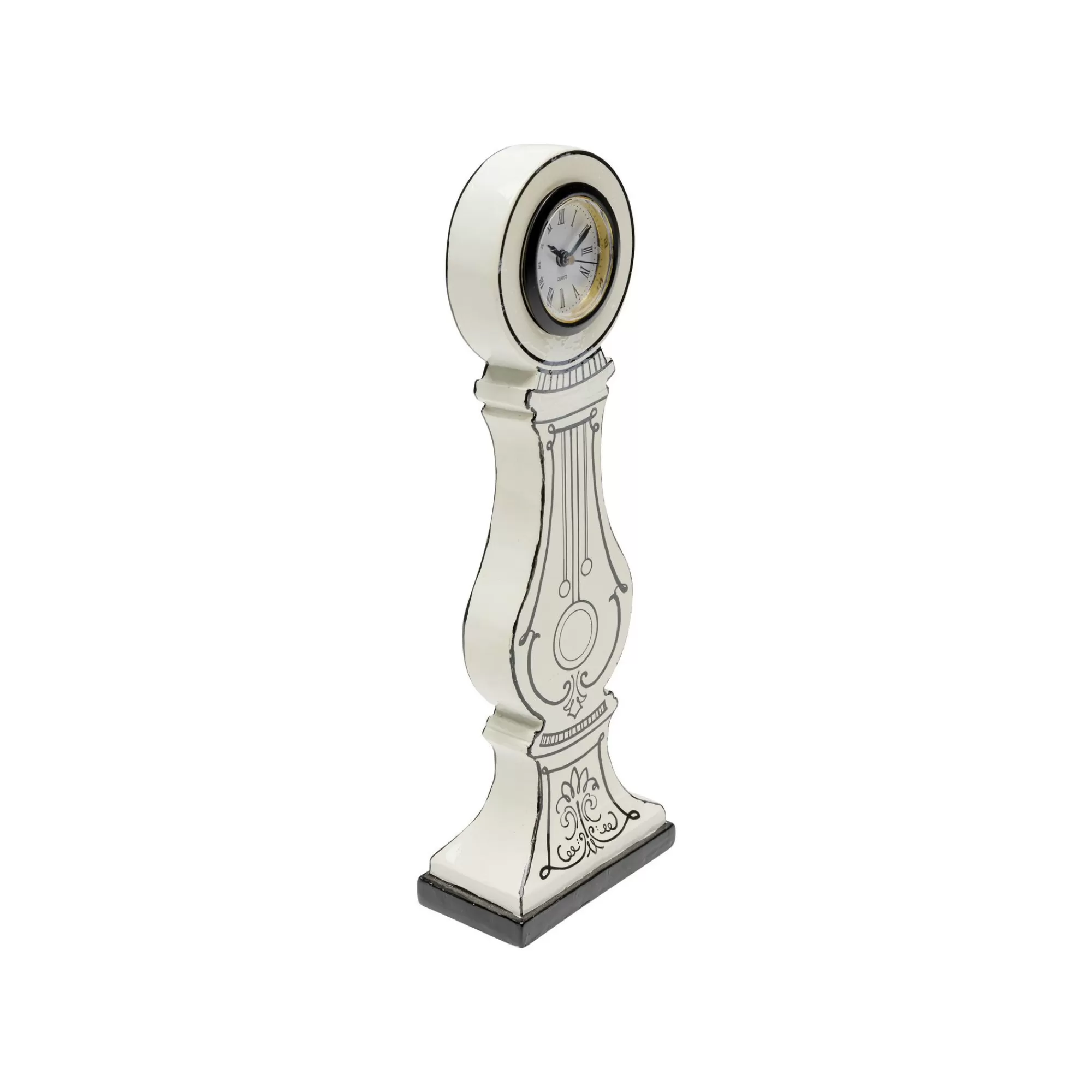KARE Design Horloge De Table Favola Blanche Et Noire ^ Horloge