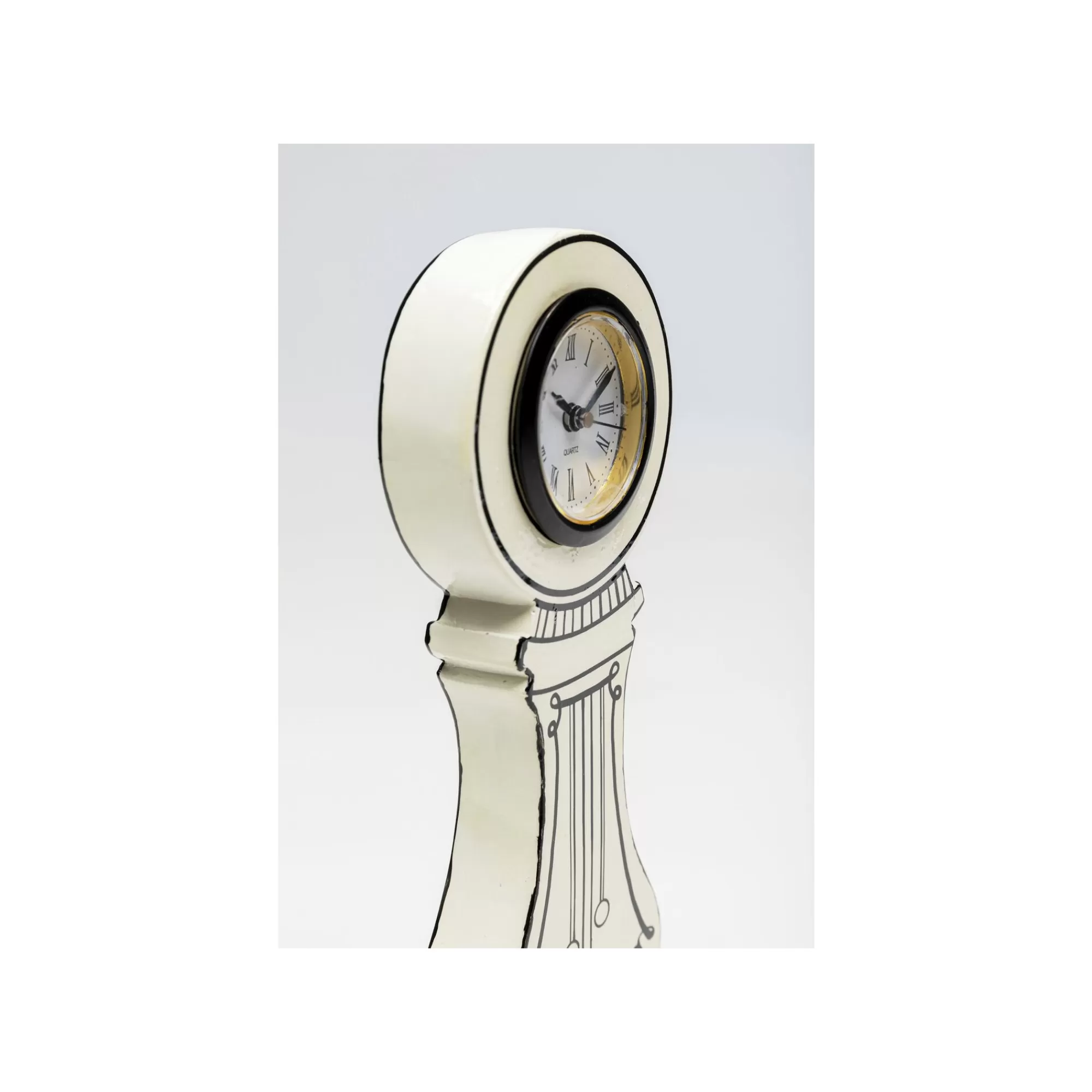 KARE Design Horloge De Table Favola Blanche Et Noire ^ Horloge