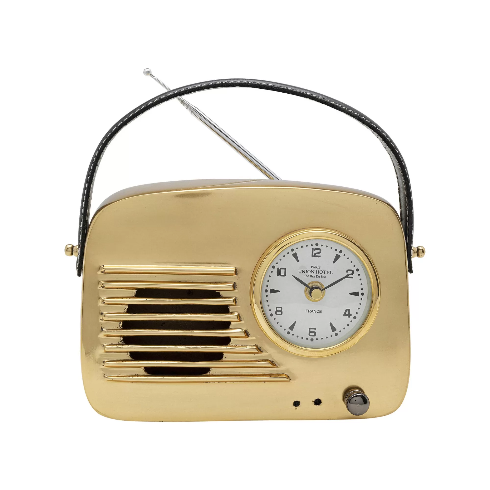 KARE Design Horloge De Table Radio Dorée ^ Horloge